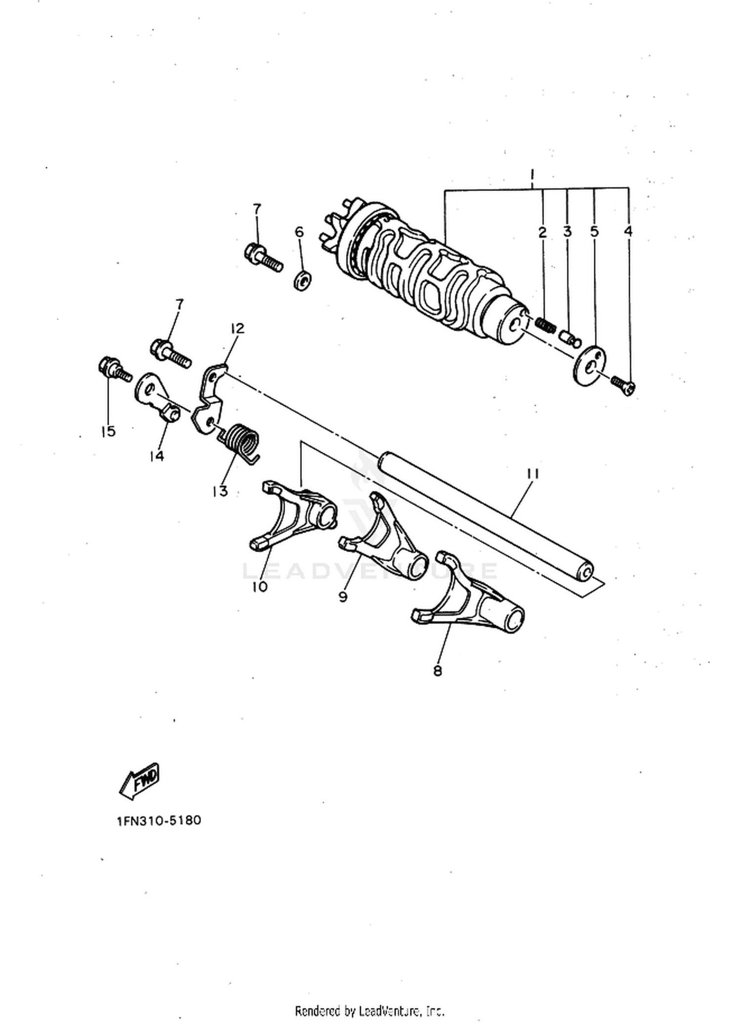 18 SHIFT CAM  FORK