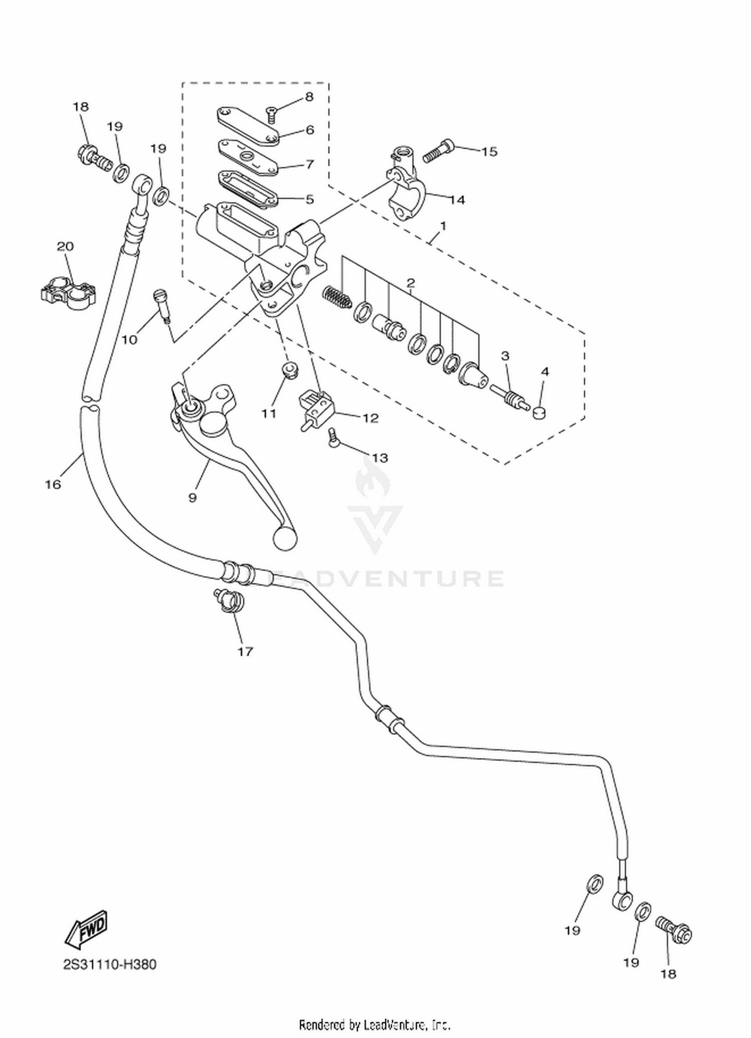 38 FRONT MASTER CYLINDER 2