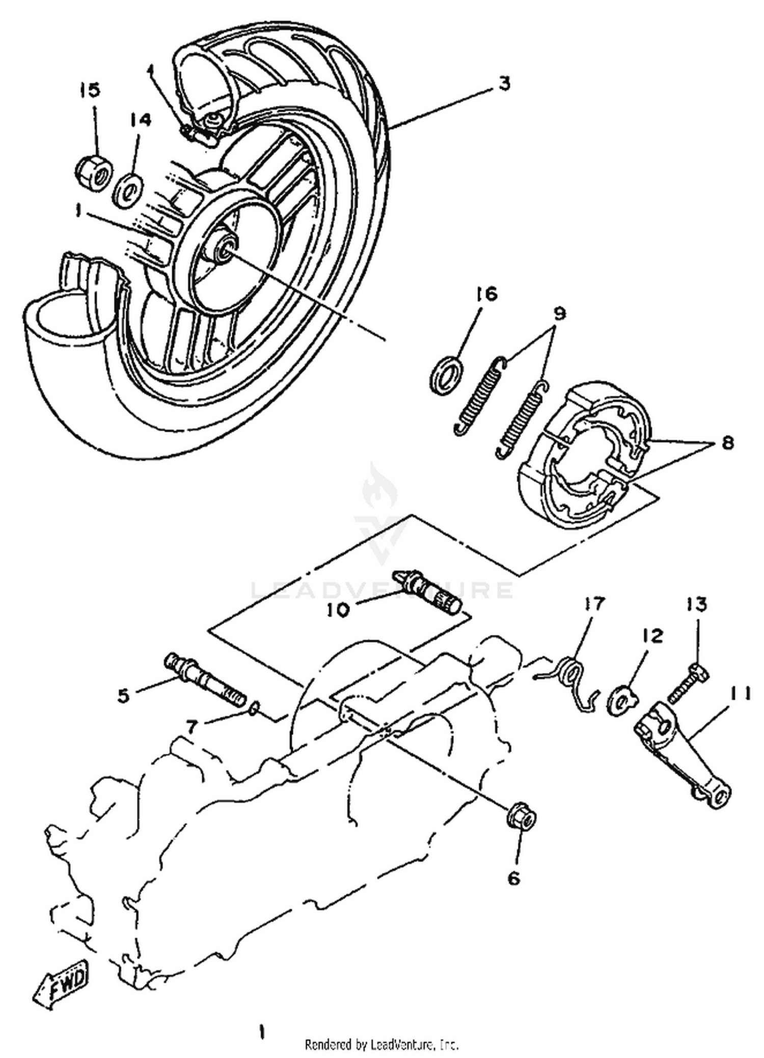 22 REAR WHEEL