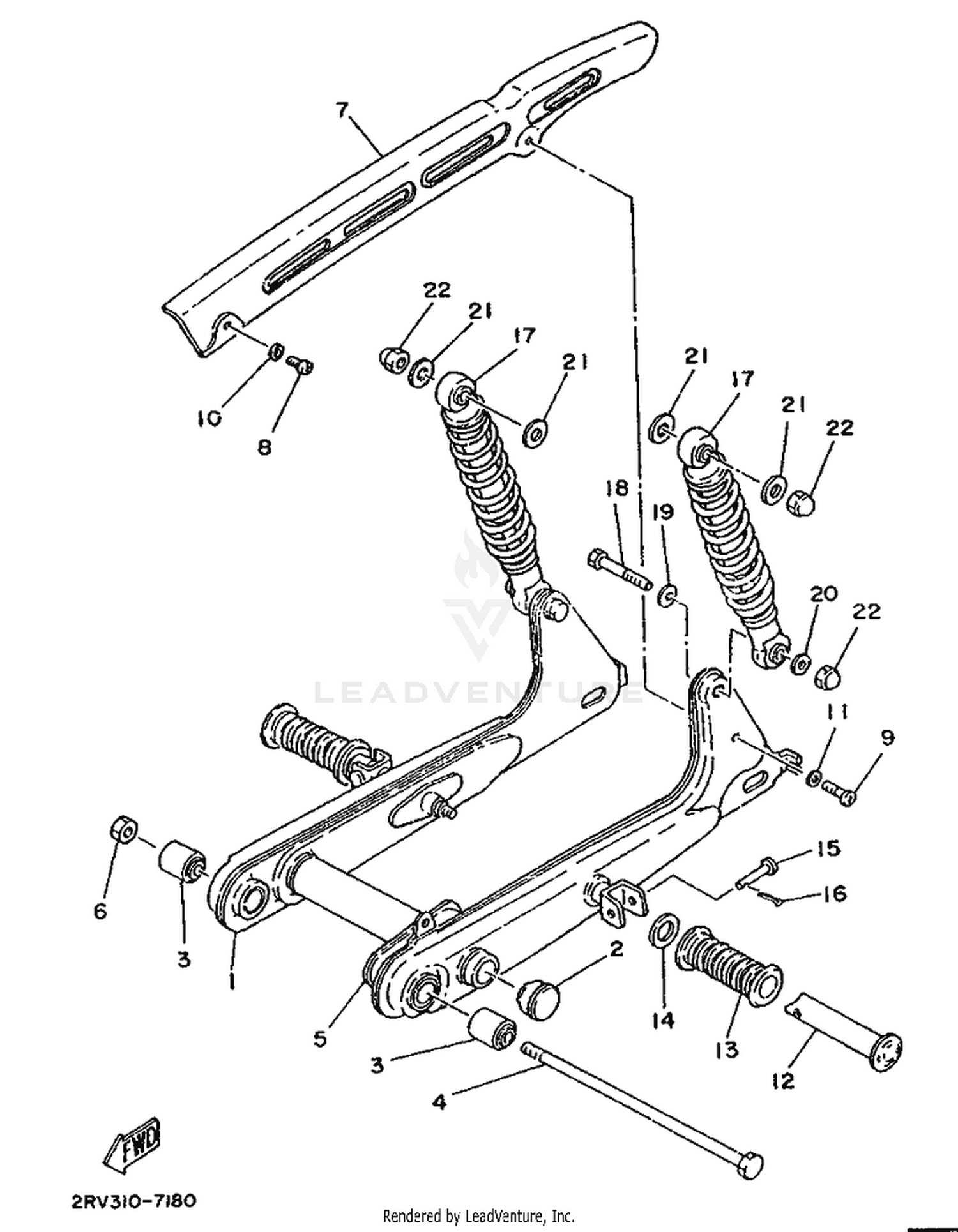 18 REAR ARM  SUSPENSION