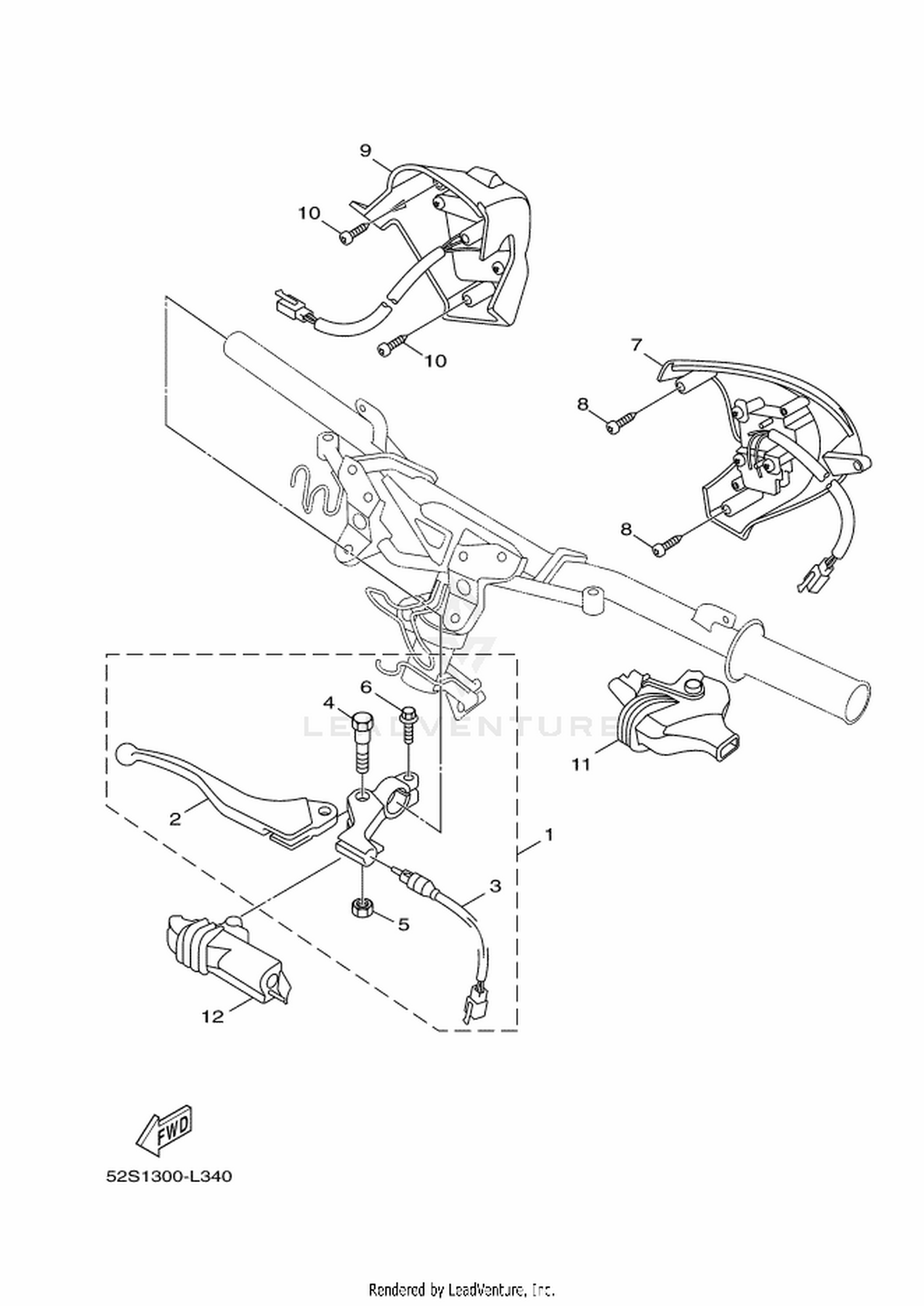34 HANDLE SWITCH  LEVER