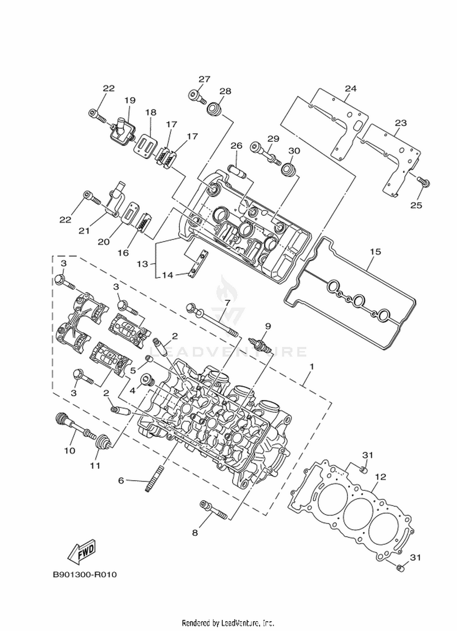 01 CYLINDER HEAD