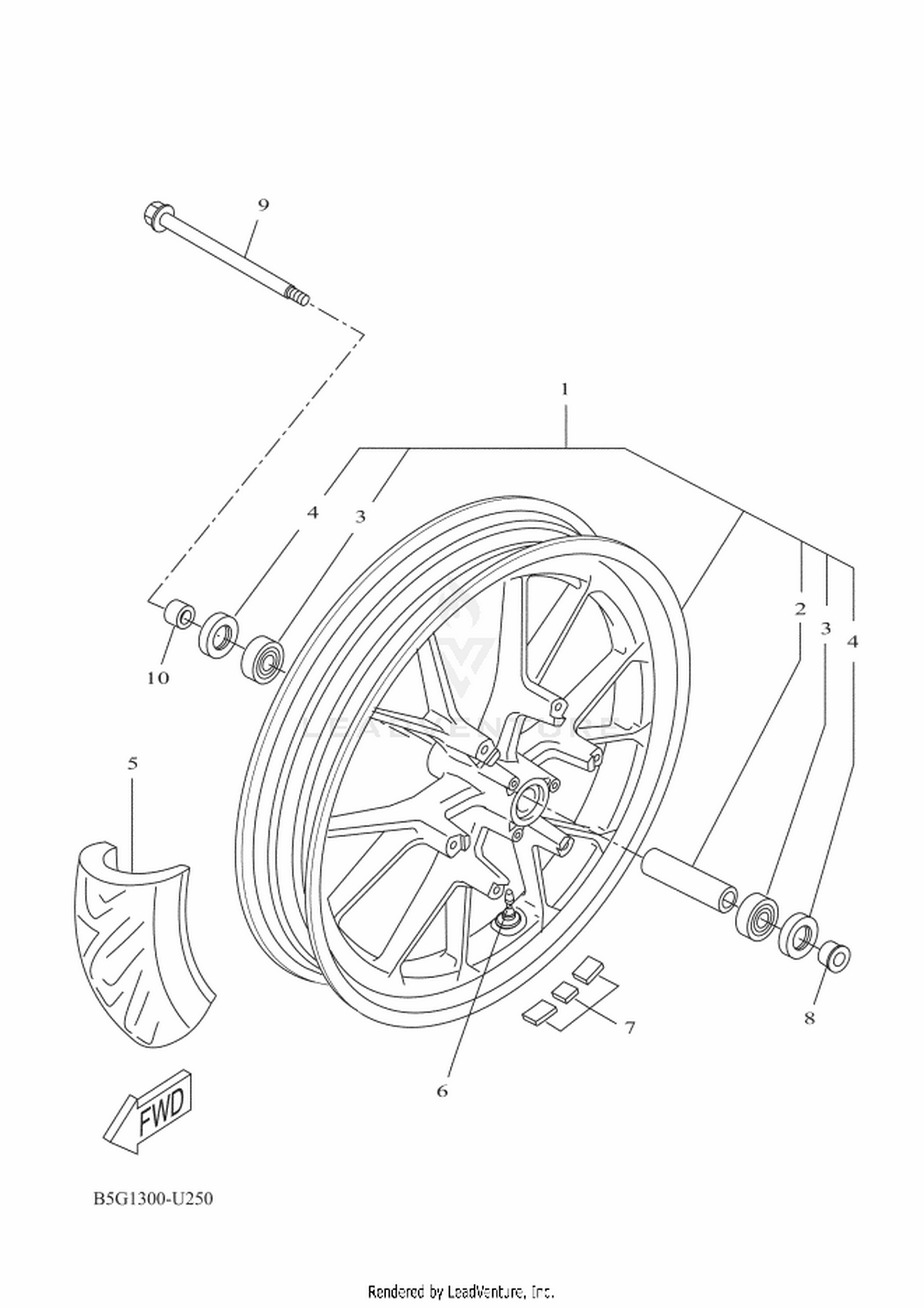 26 FRONT WHEEL