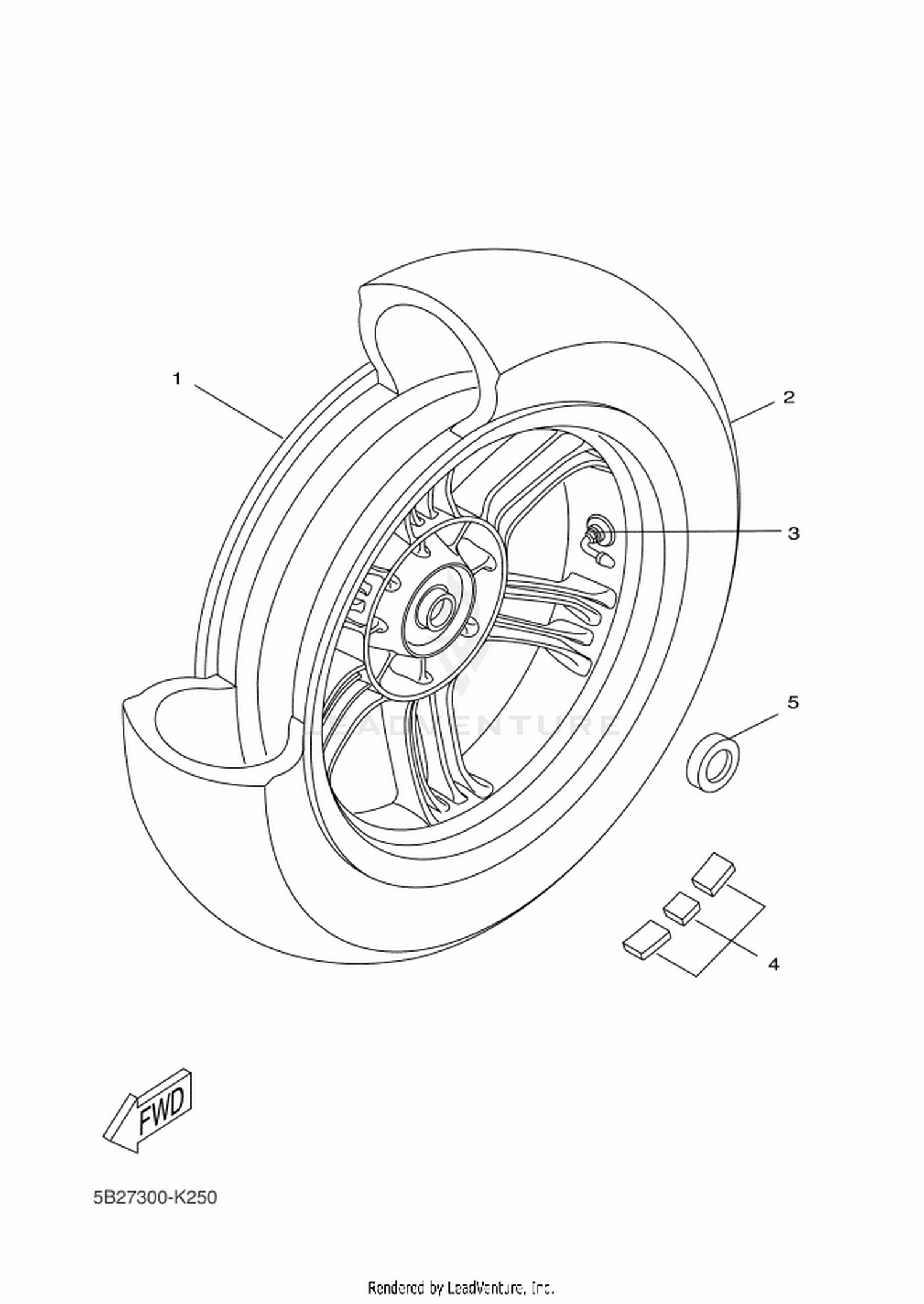 25 REAR WHEEL