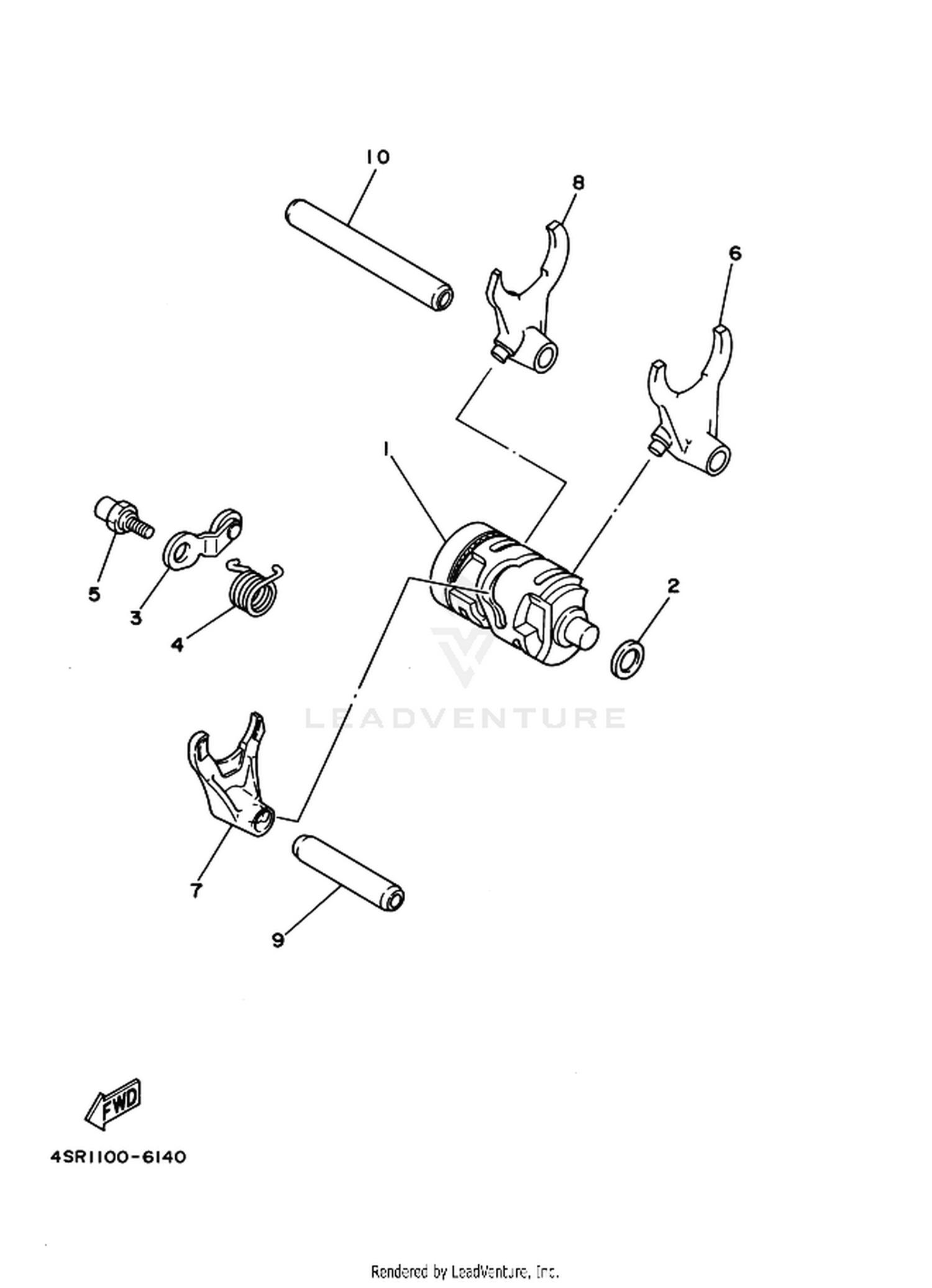 14 SHIFT CAM  FORK