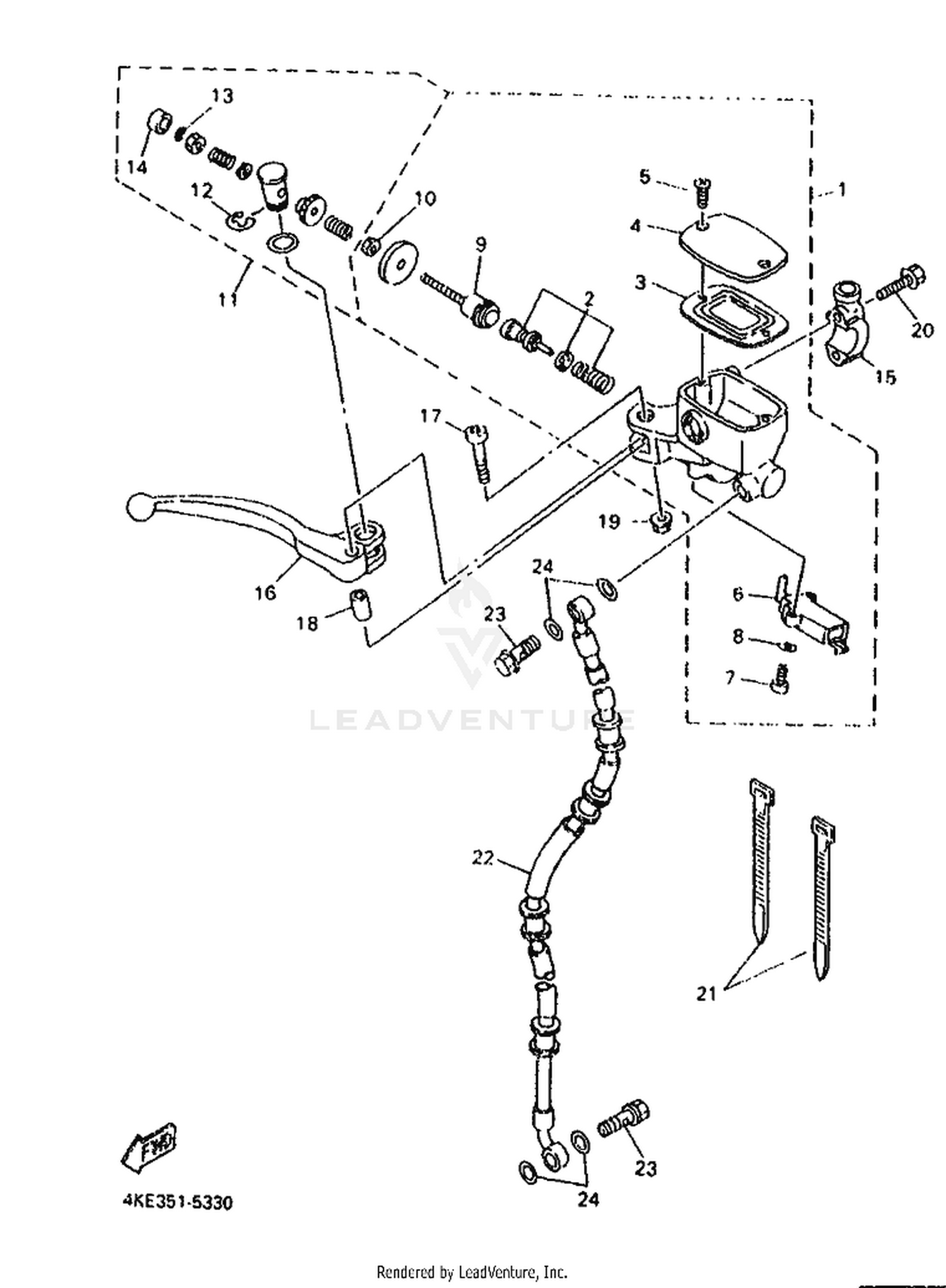 33 FRONT MASTER CYLINDER