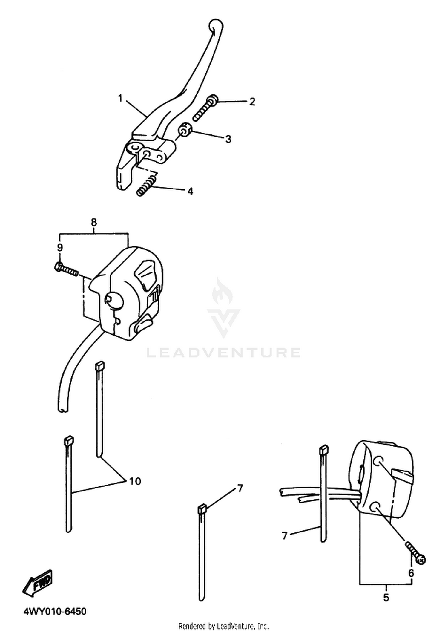 45 HANDLE SWITCH  LEVER