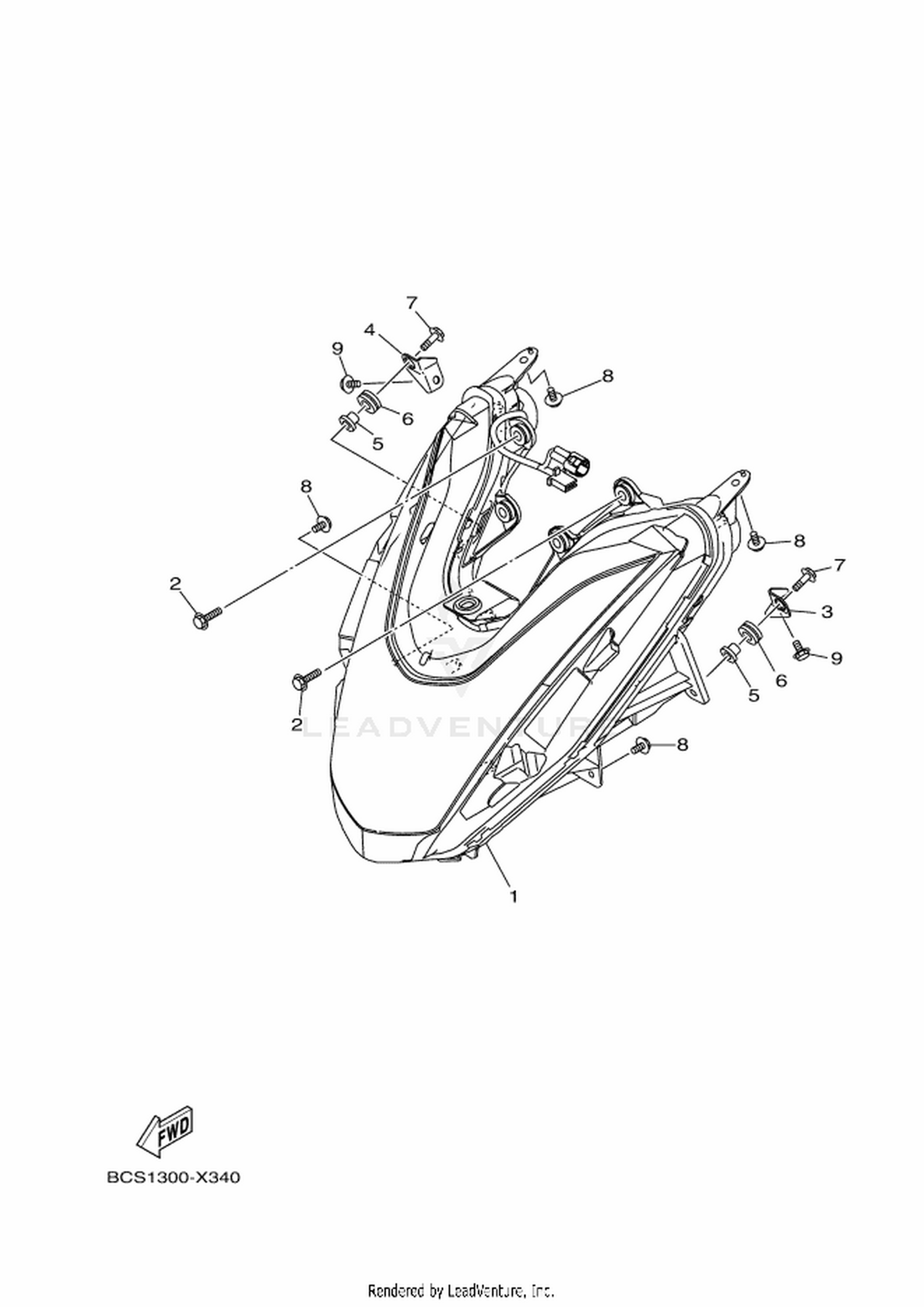 34 HEADLIGHT