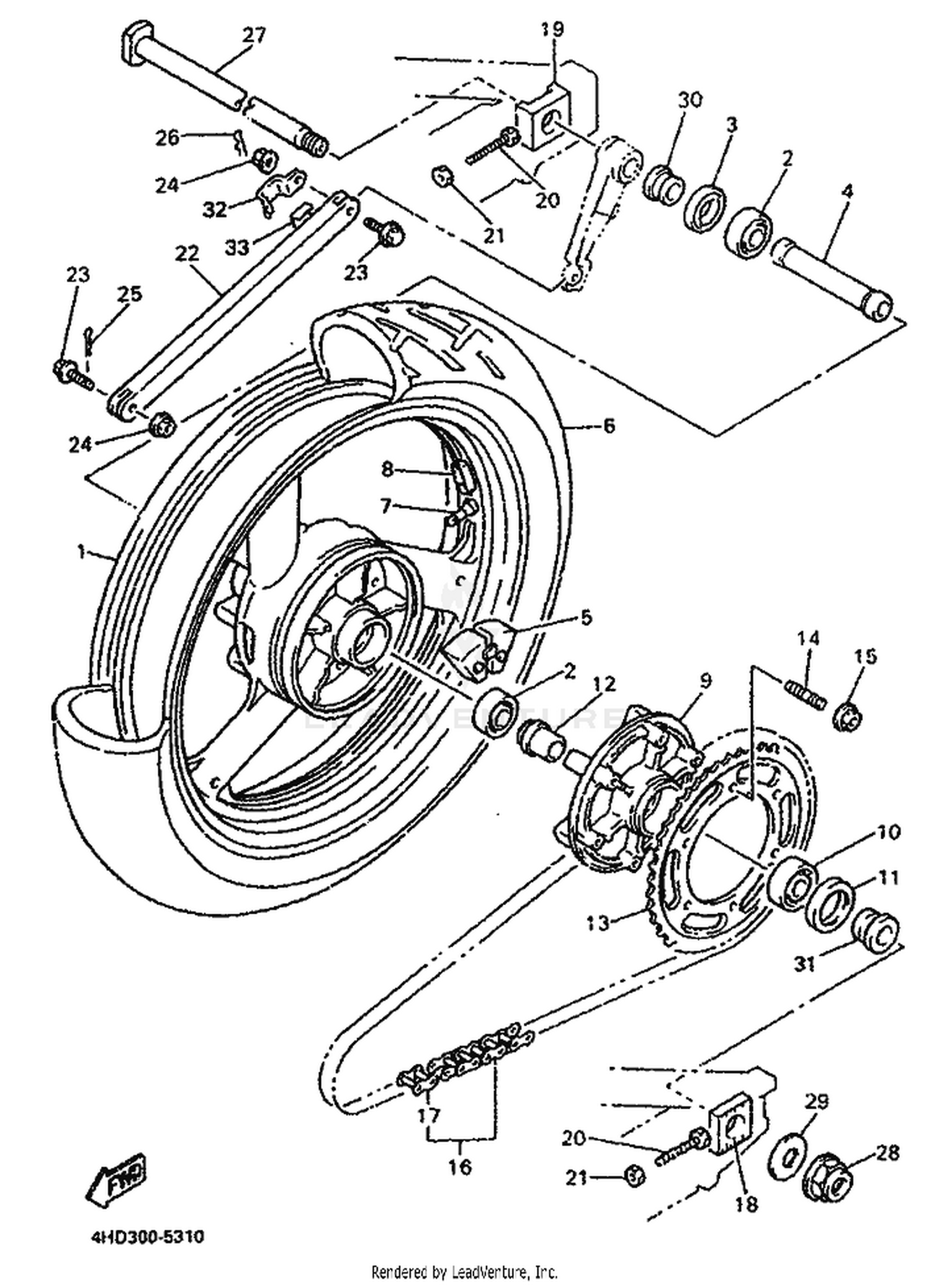 31 REAR WHEEL