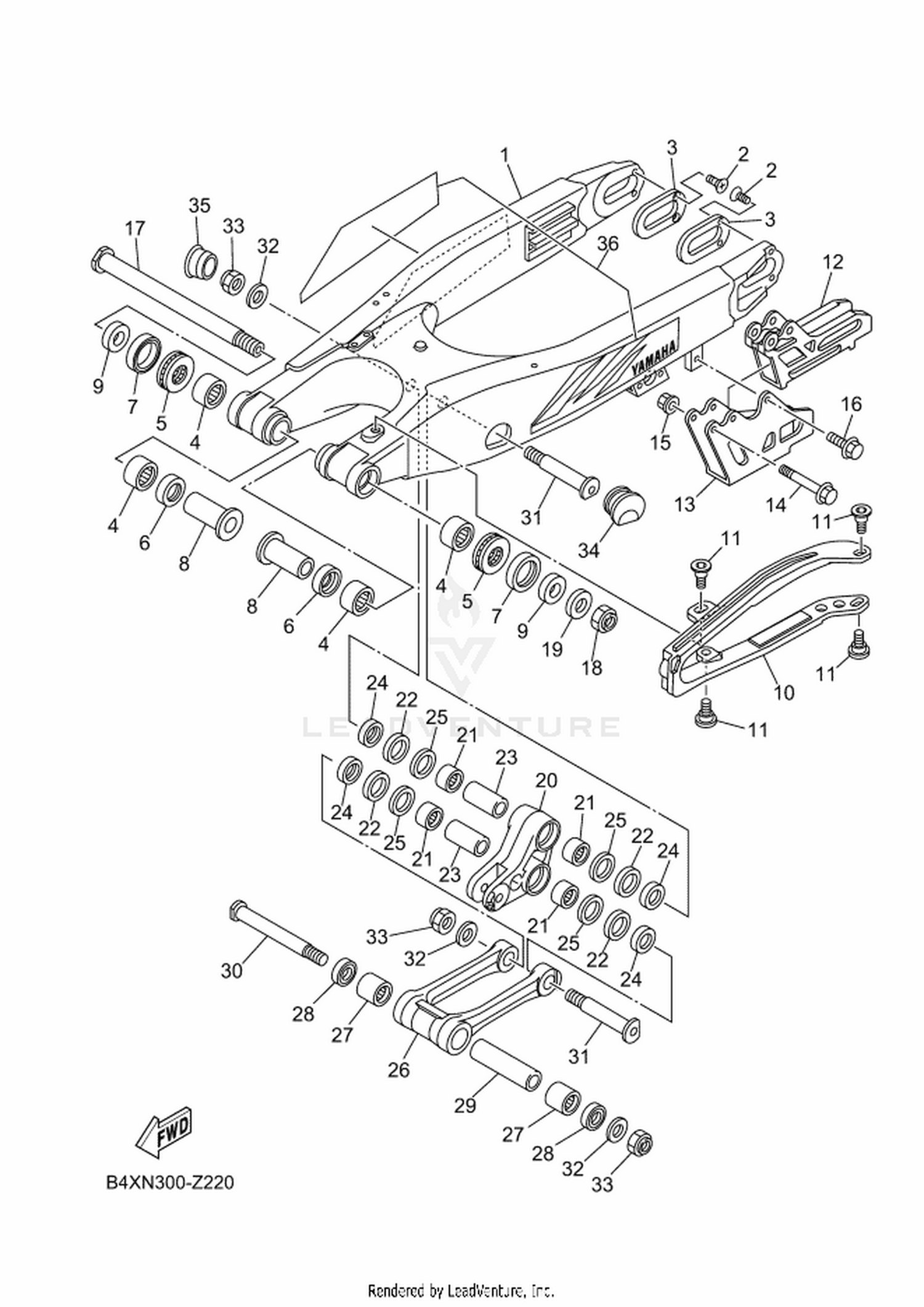 22 REAR ARM
