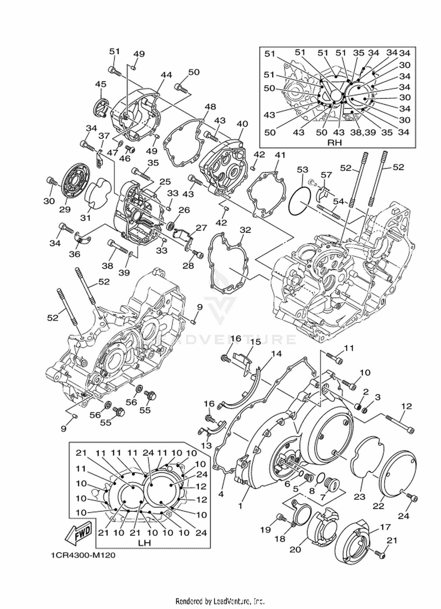 12 CRANKCASE COVER 1
