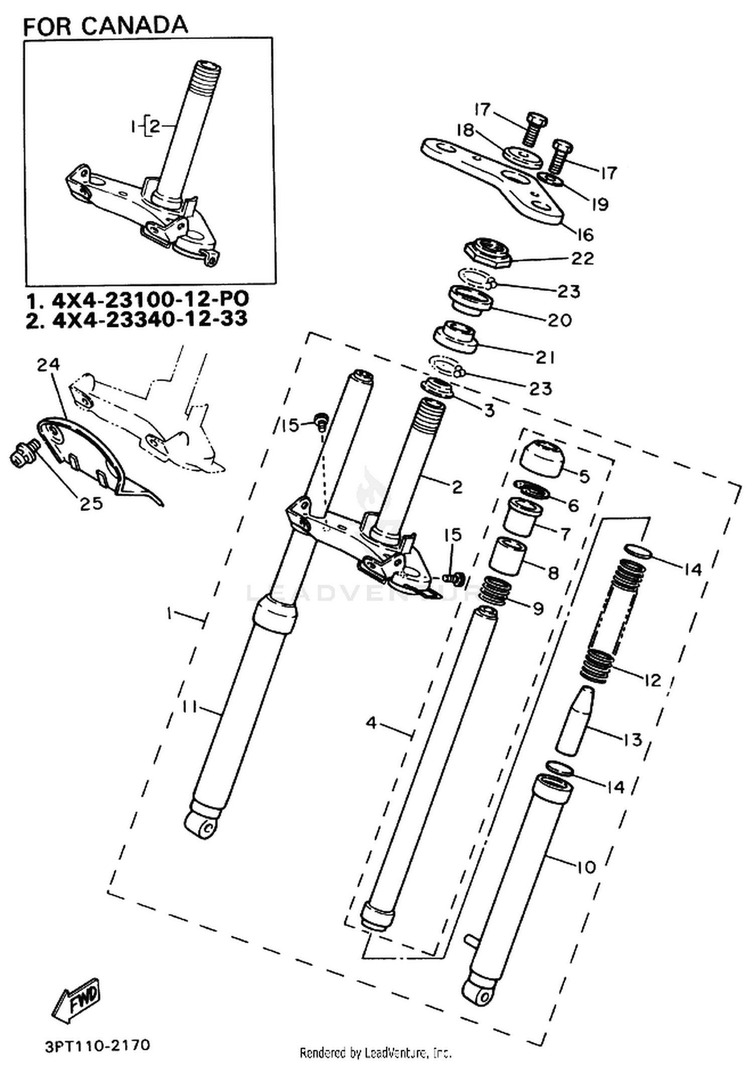 17 FRONT FORK