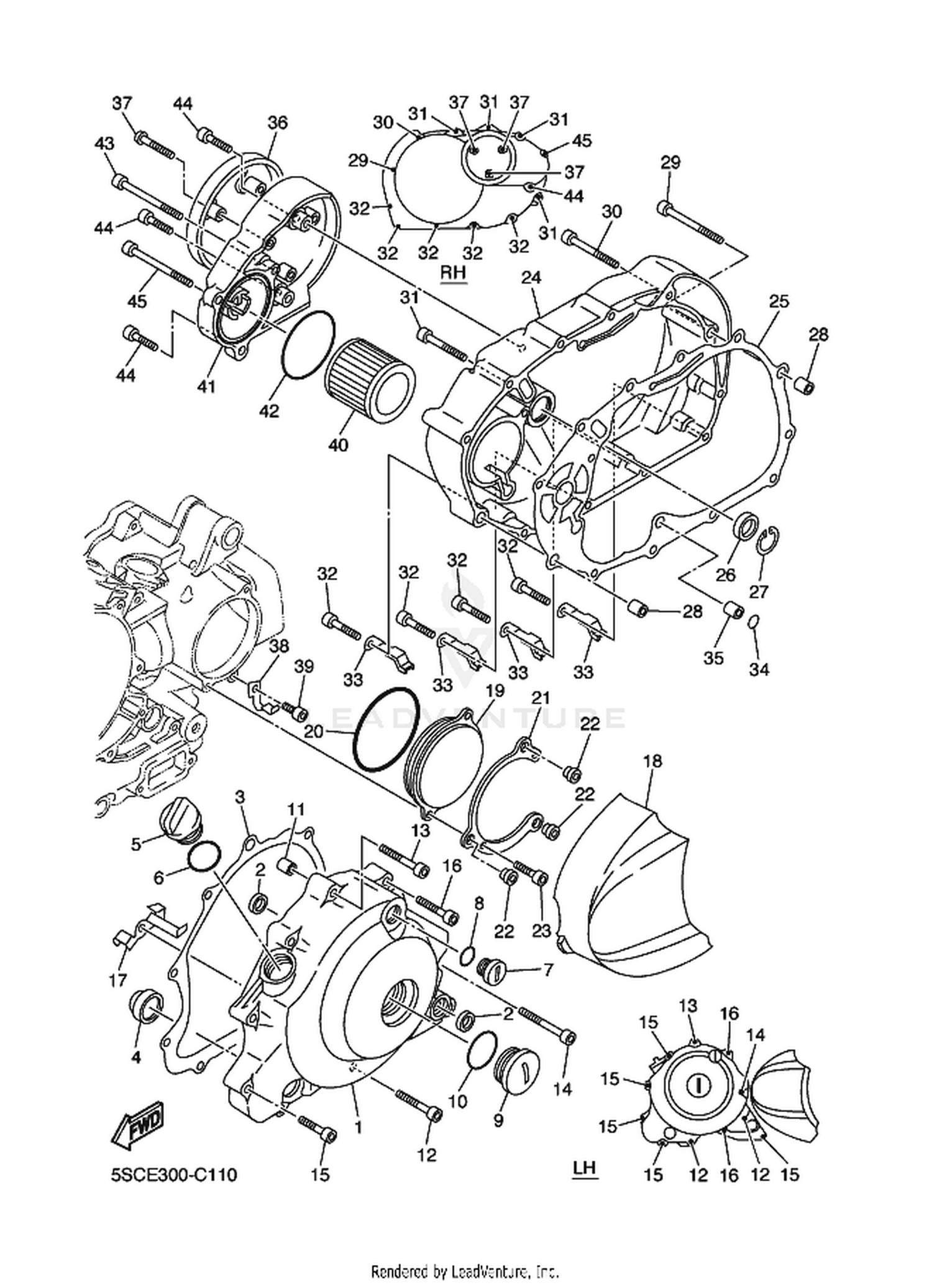 11 CRANKCASE COVER 1