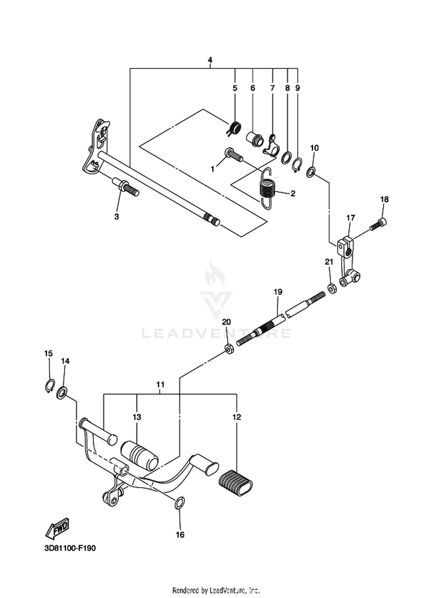 19 SHIFT SHAFT