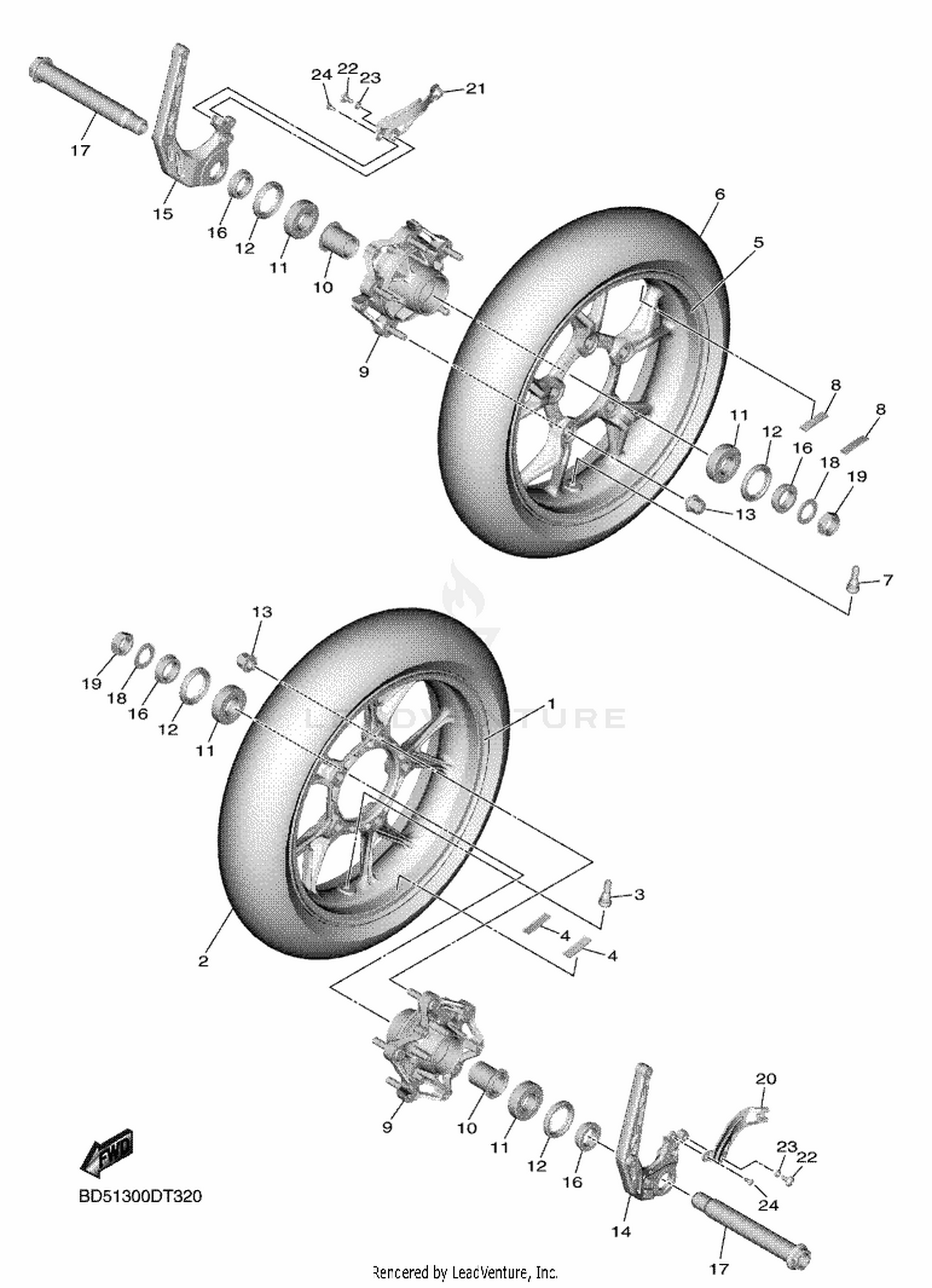 32 FRONT WHEEL
