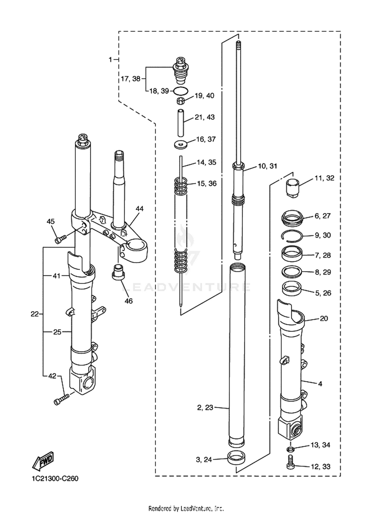 26 FRONT FORK