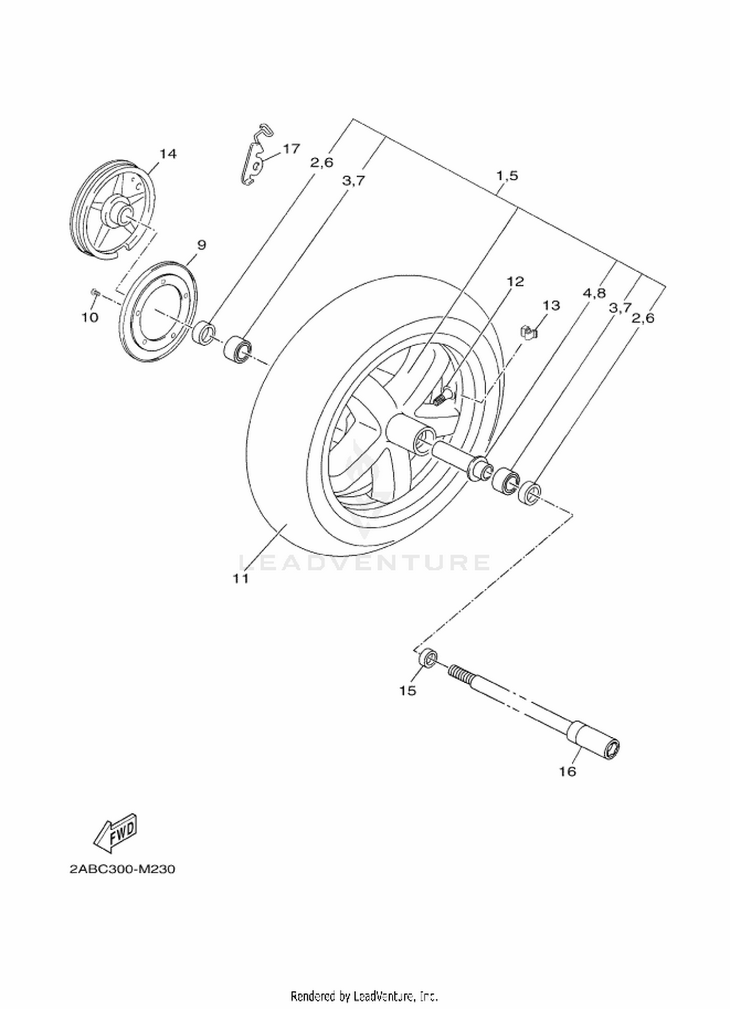 23 FRONT WHEEL