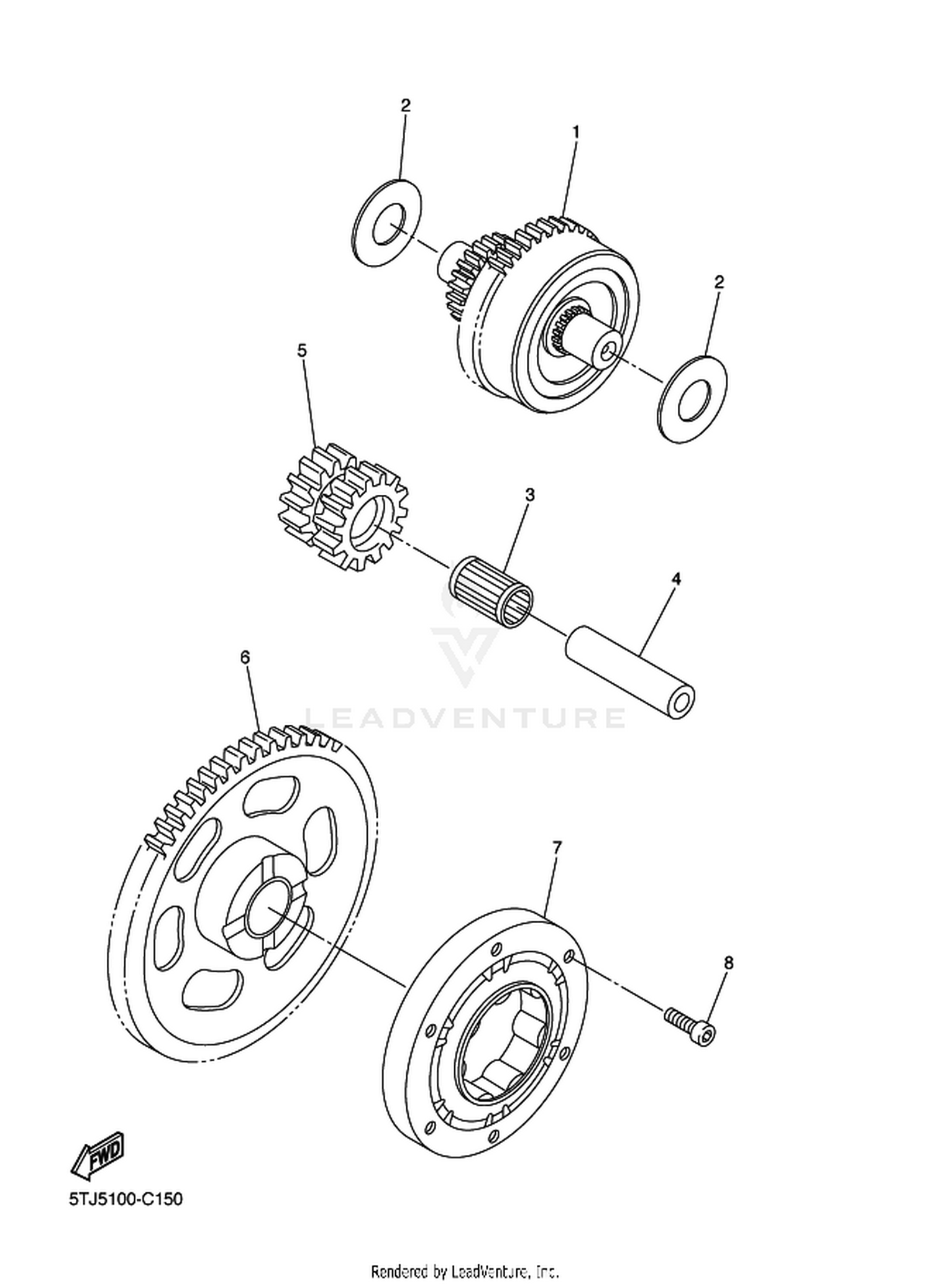 16 STARTER CLUTCH