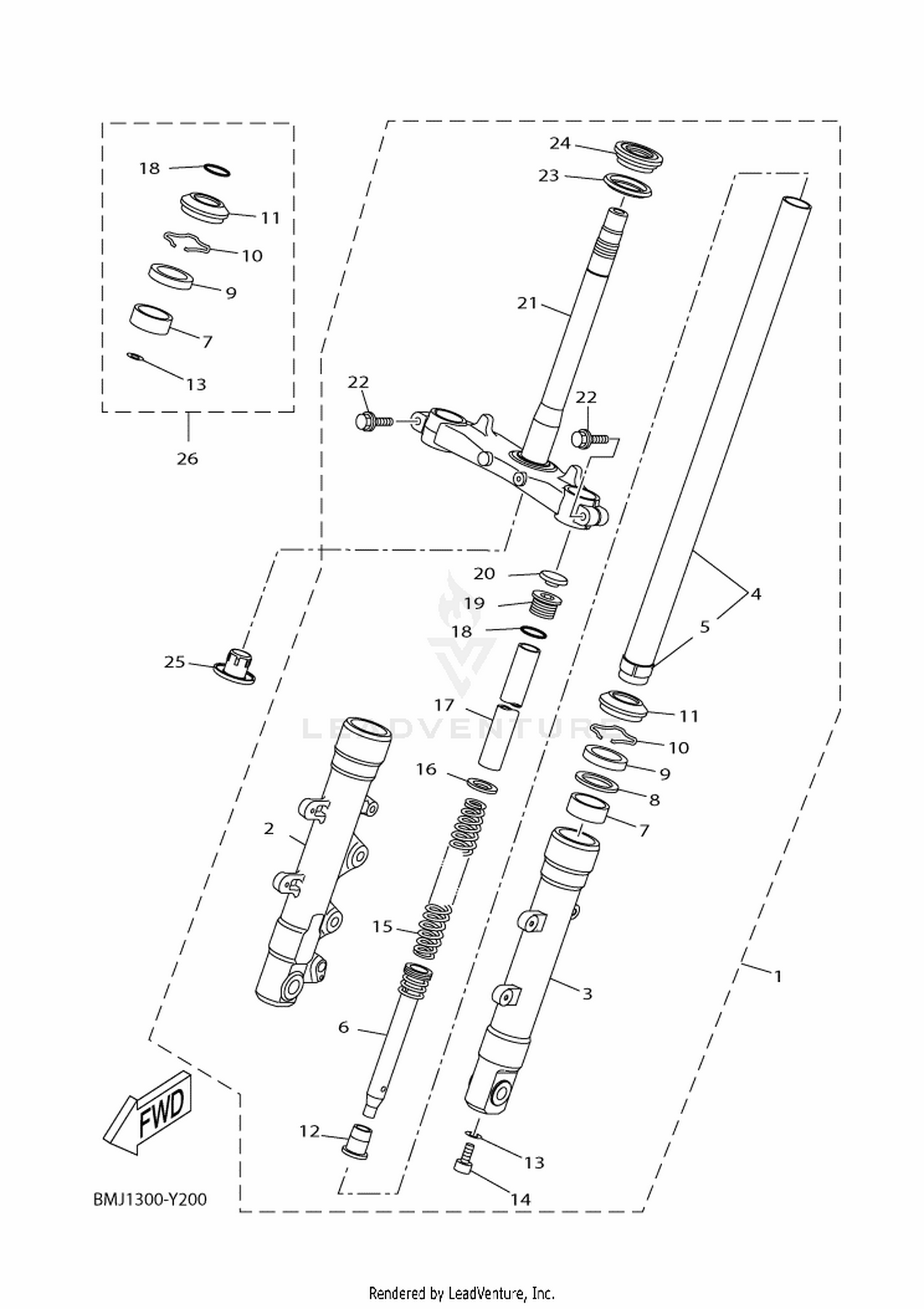 21 FRONT FORK