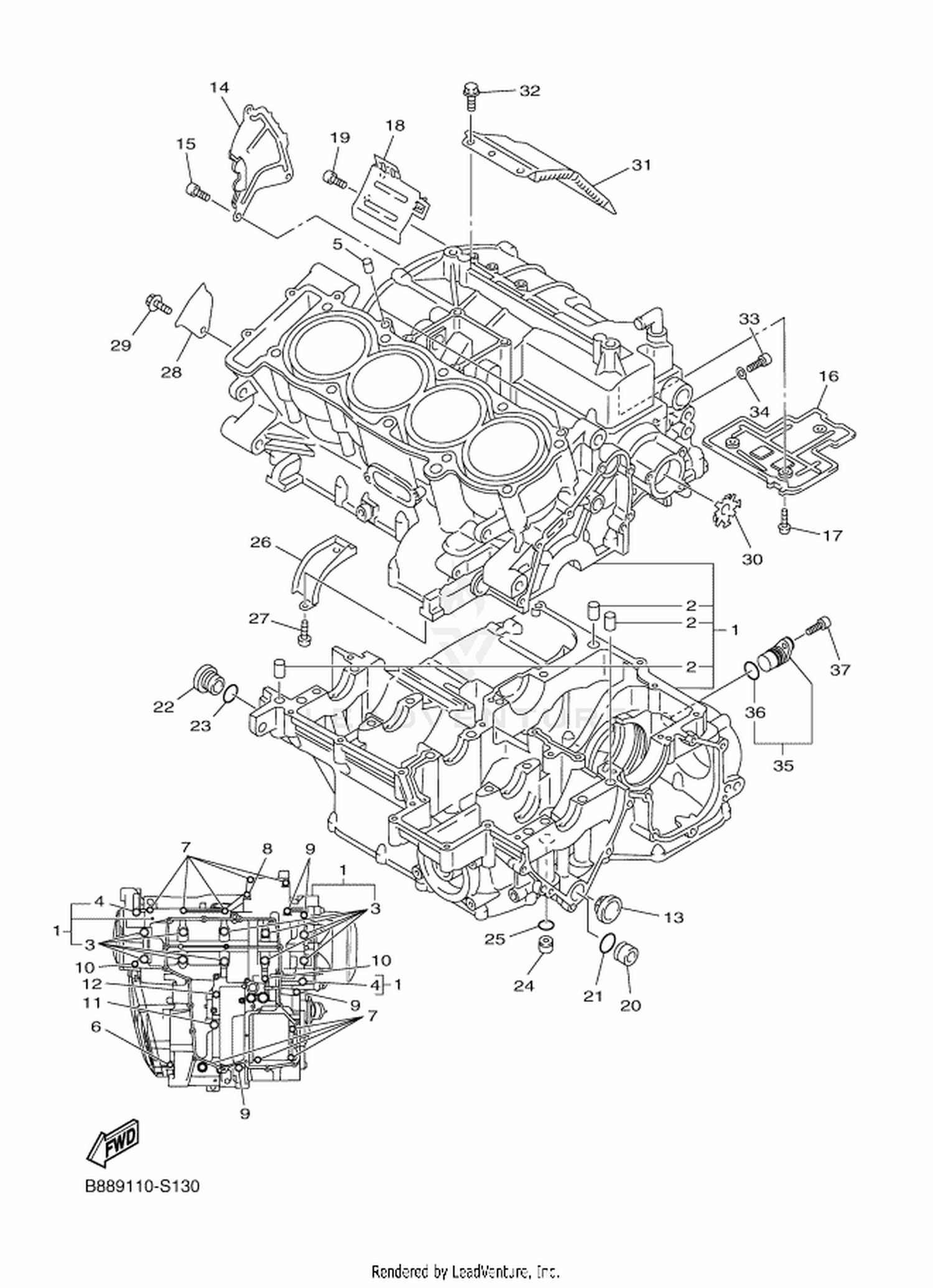 13 CRANKCASE