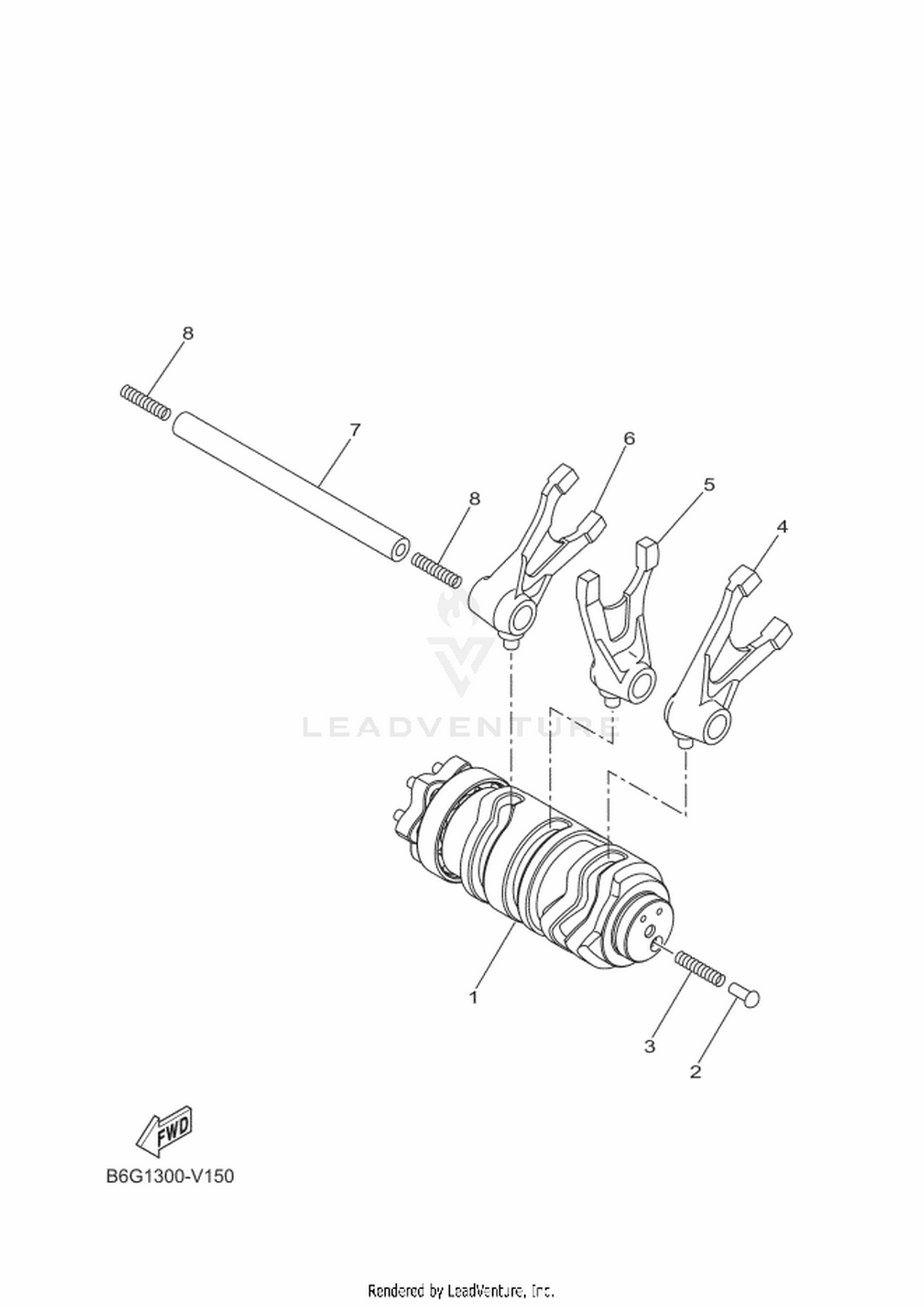 16 SHIFT CAM & FORK
