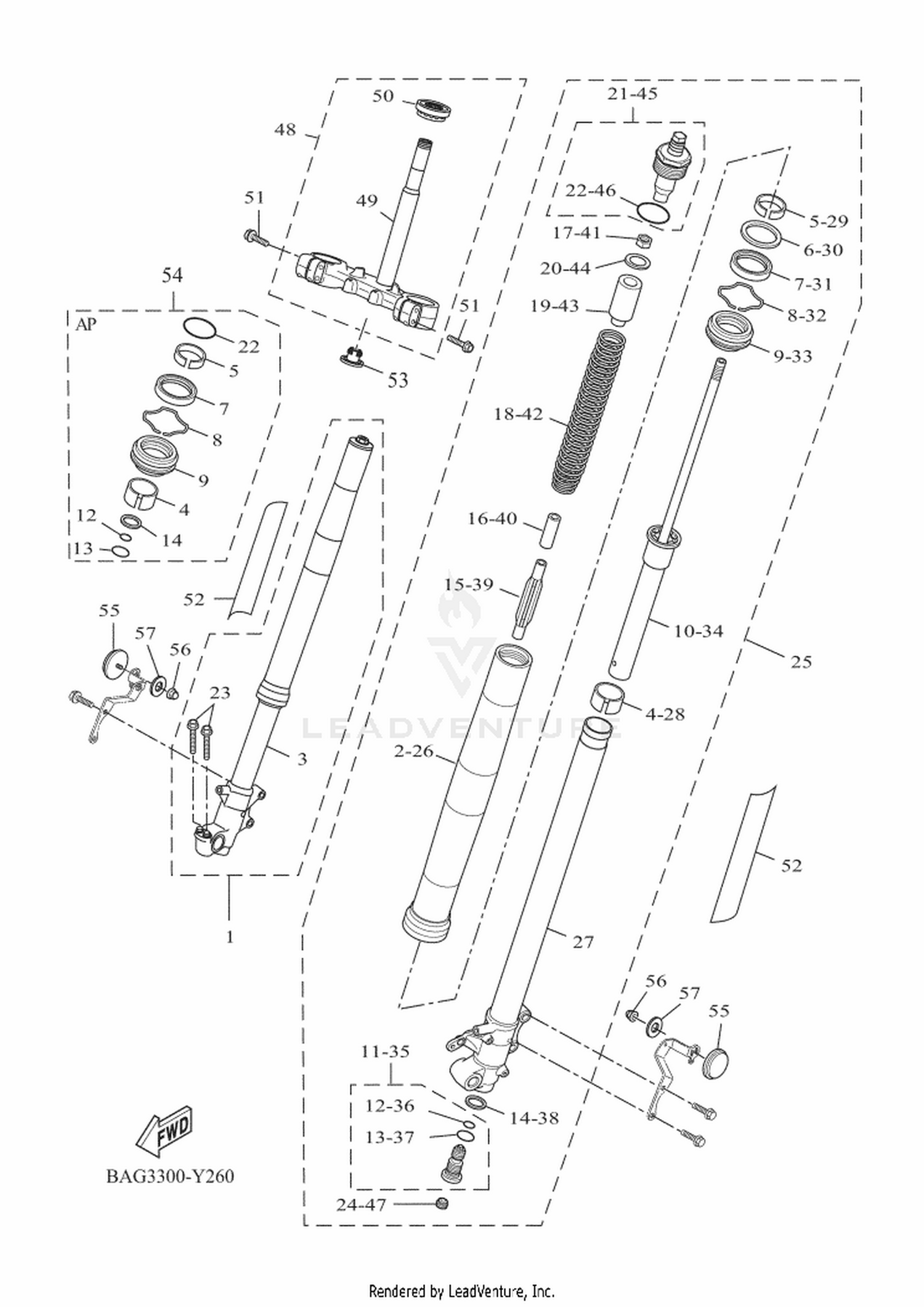 26 FRONT FORK