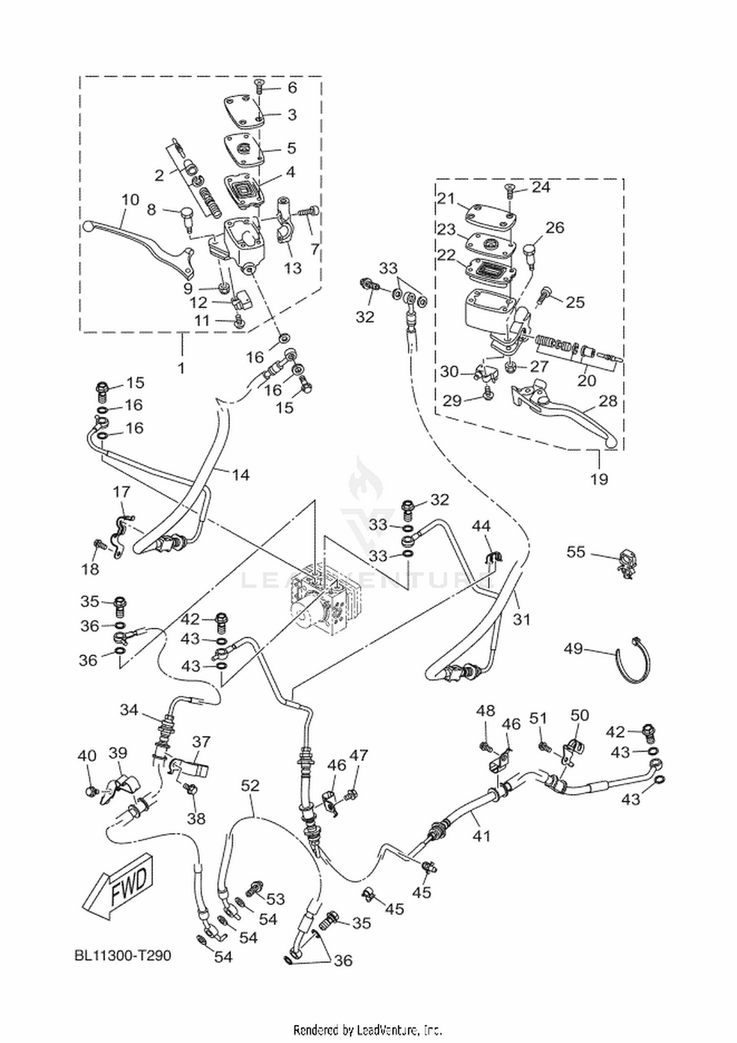 29 M. CYLINDER FOR DISK BRAKE