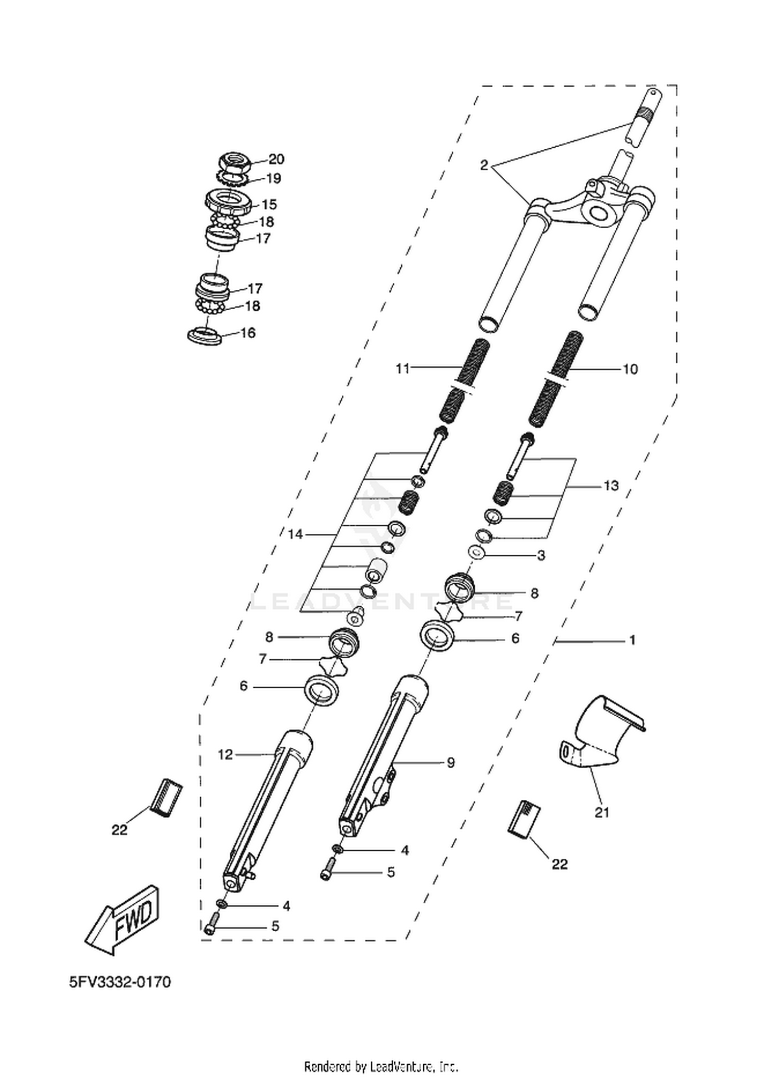 17 FRONT FORK