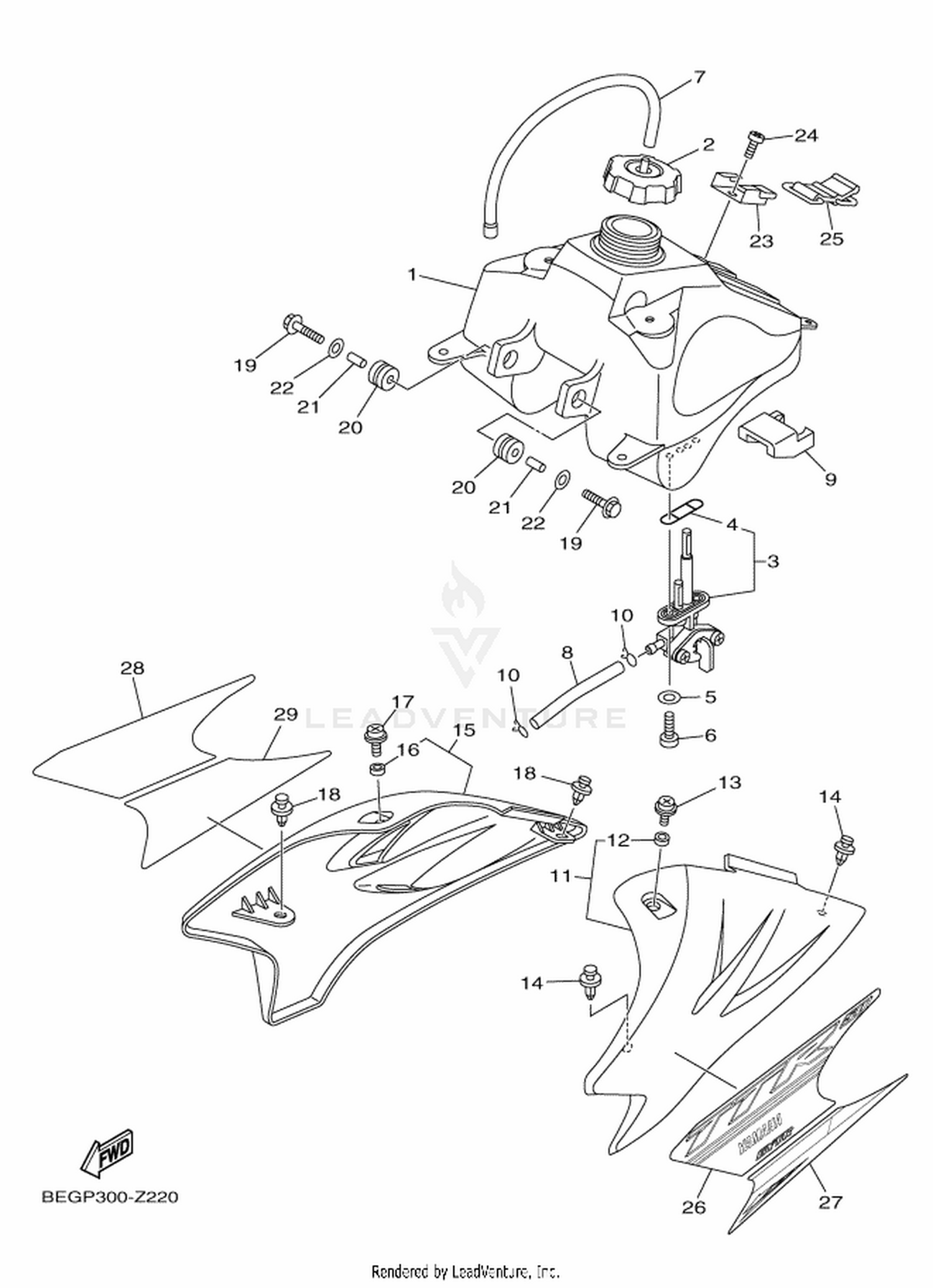 22 FUEL TANK