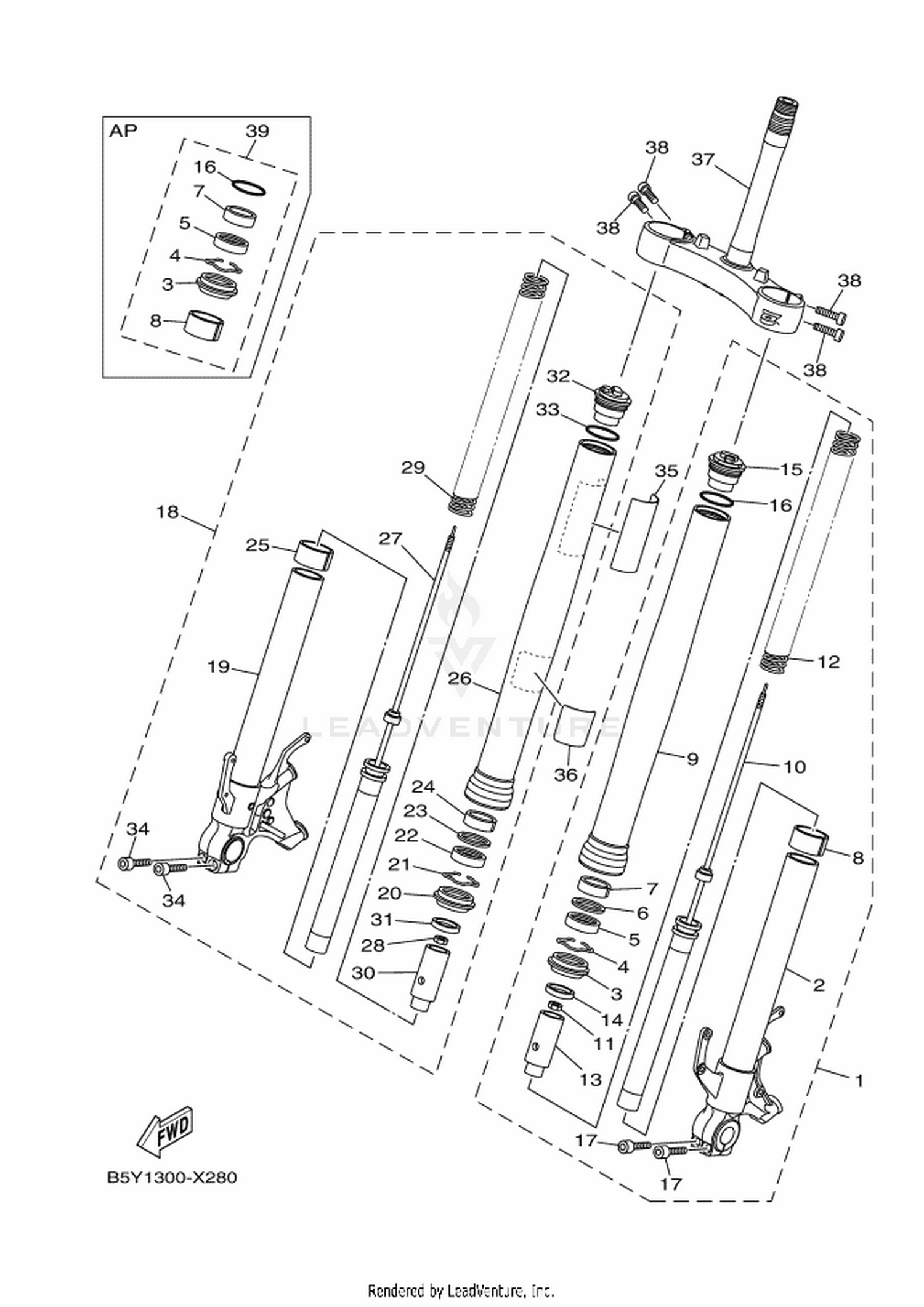 28 FRONT FORK
