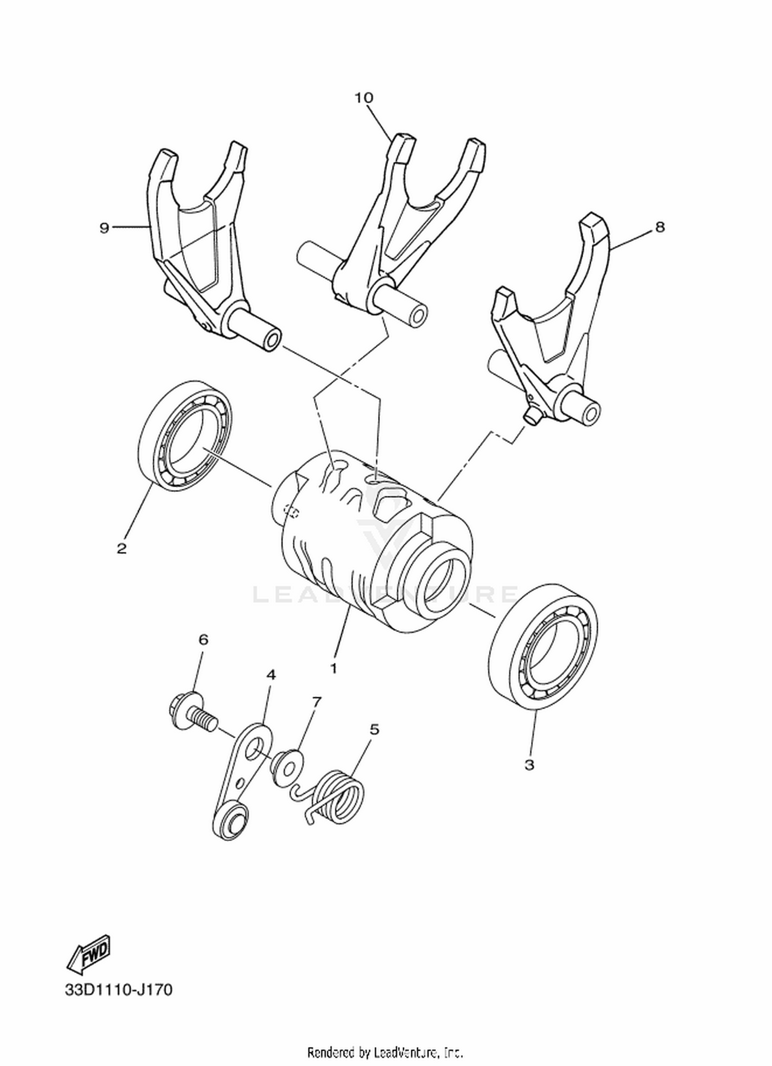 17 SHIFT CAM  FORK