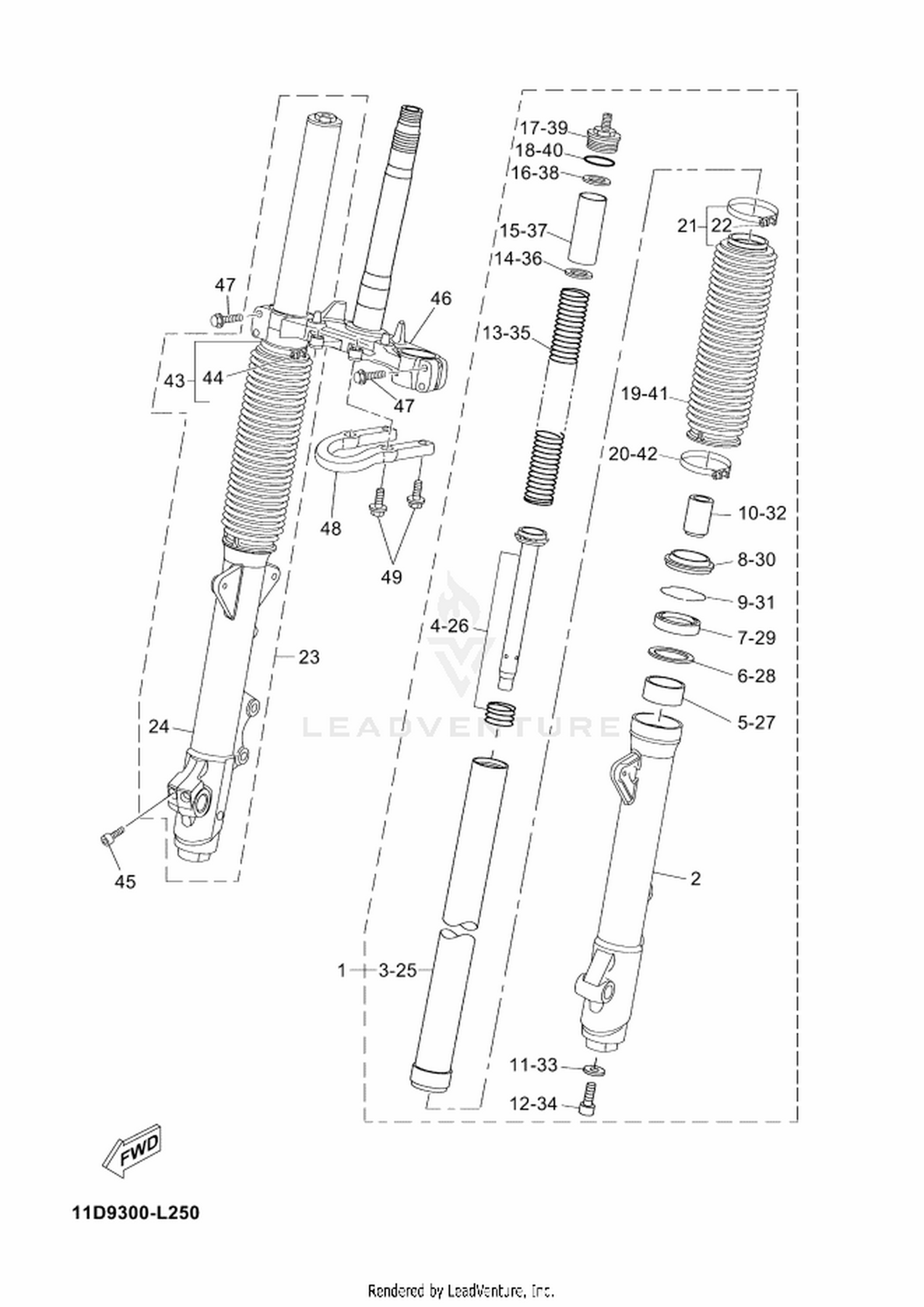 25 FRONT FORK