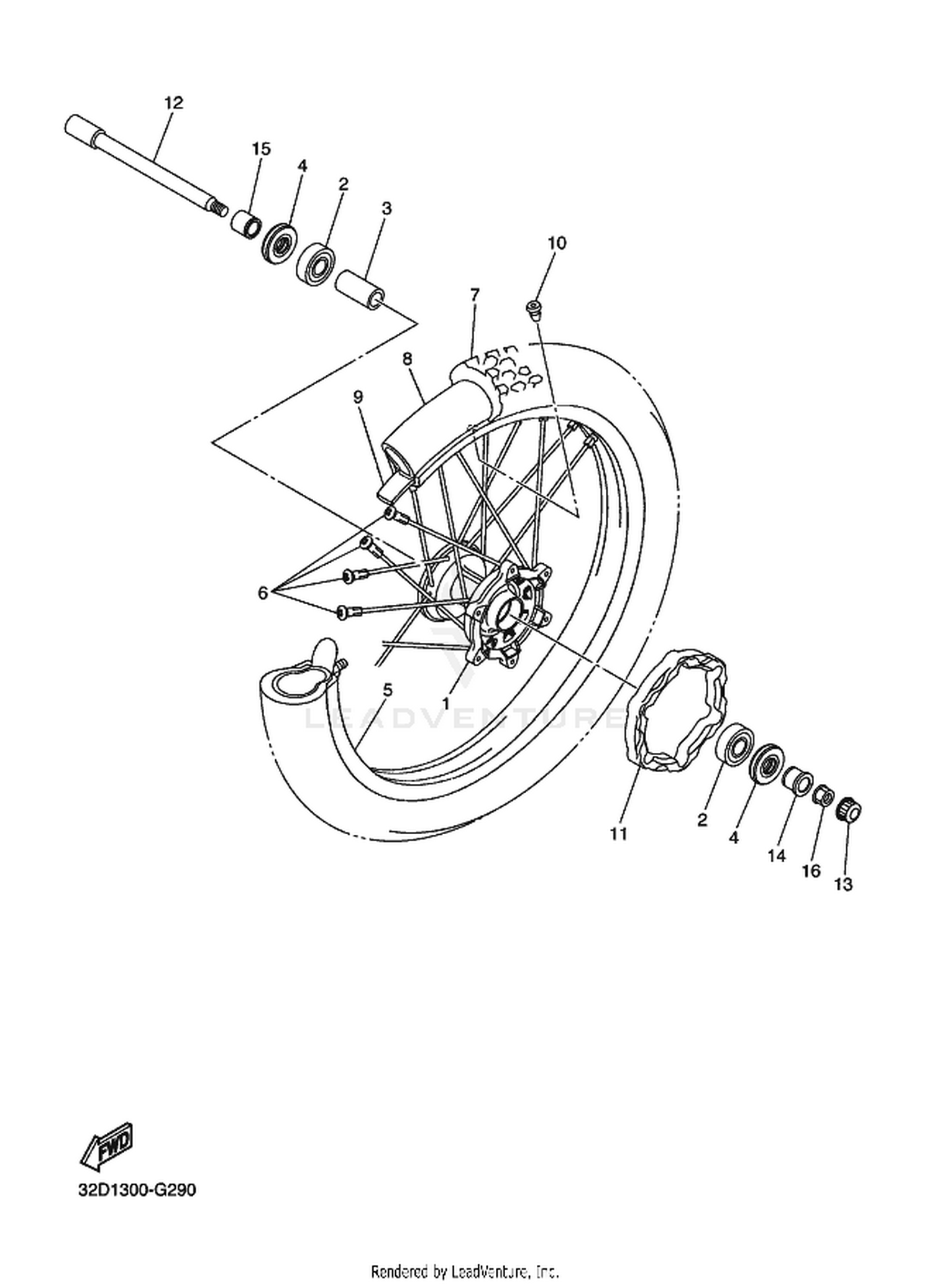 29 FRONT WHEEL