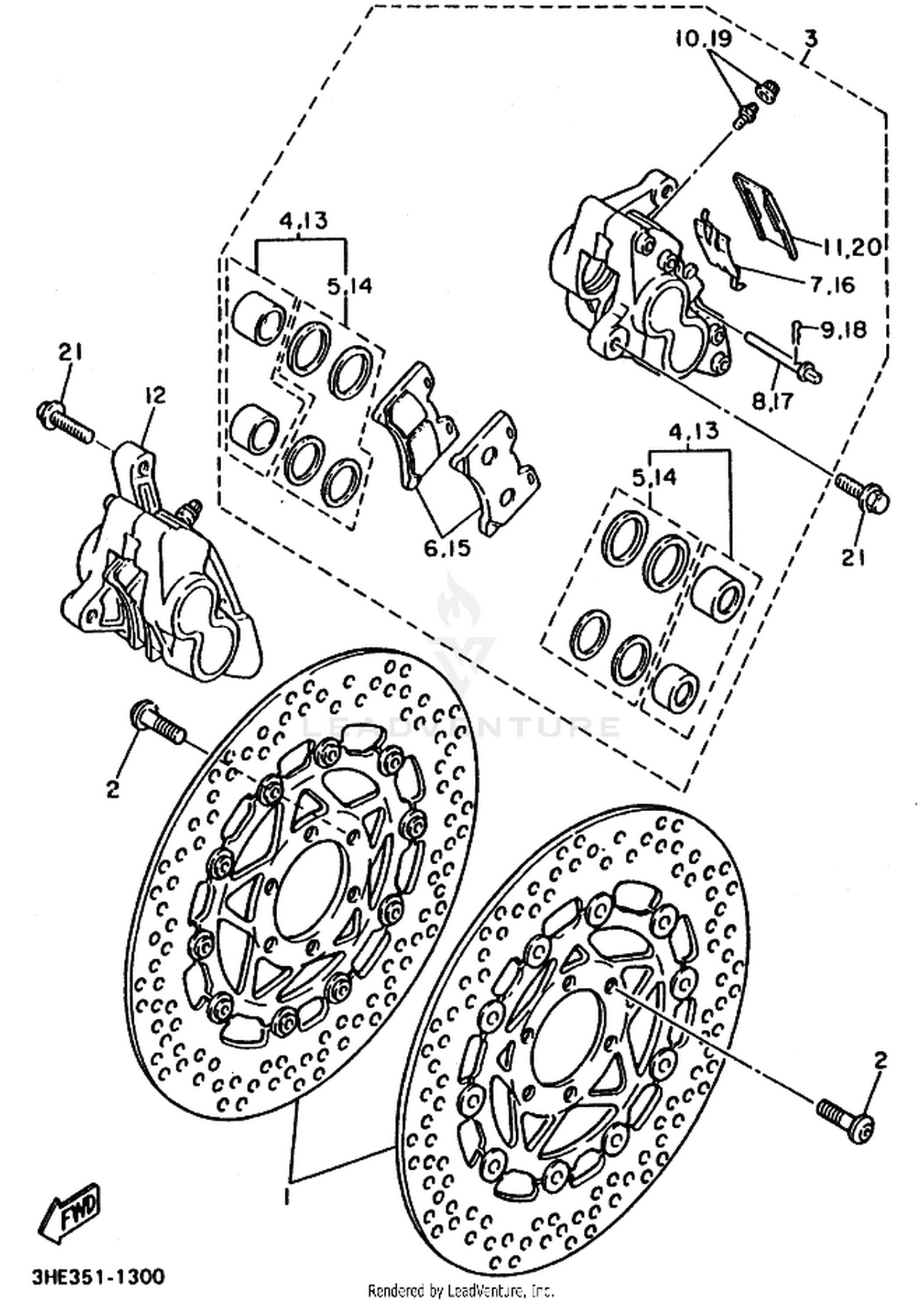 31 FRONT BRAKE CALIPER