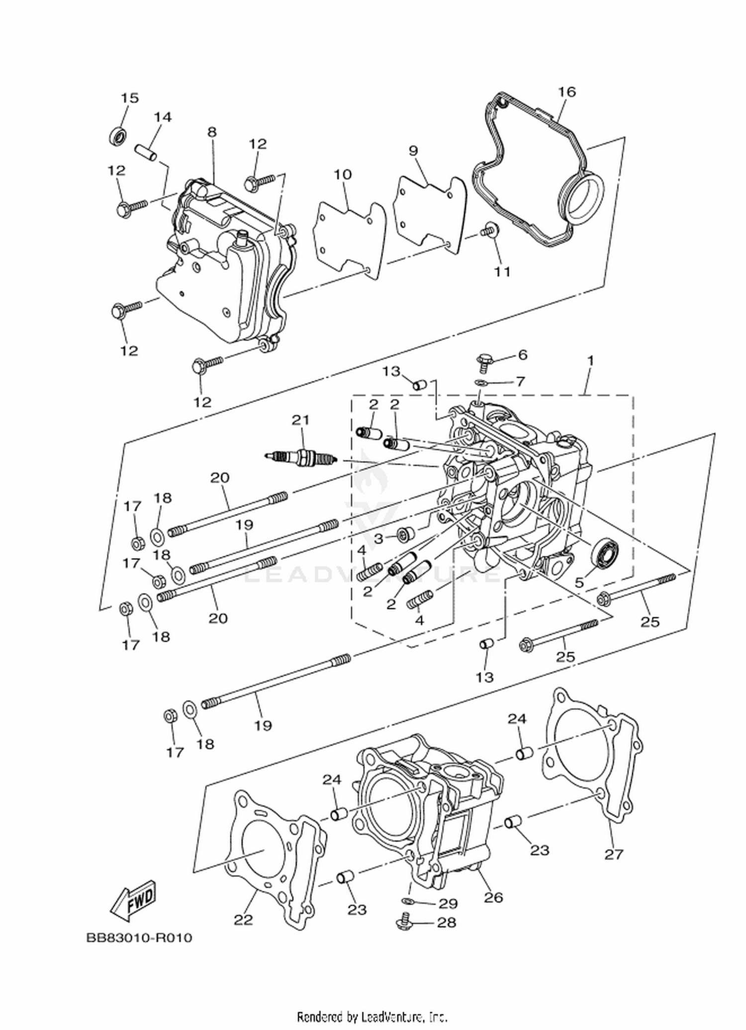 01 CYLINDER HEAD