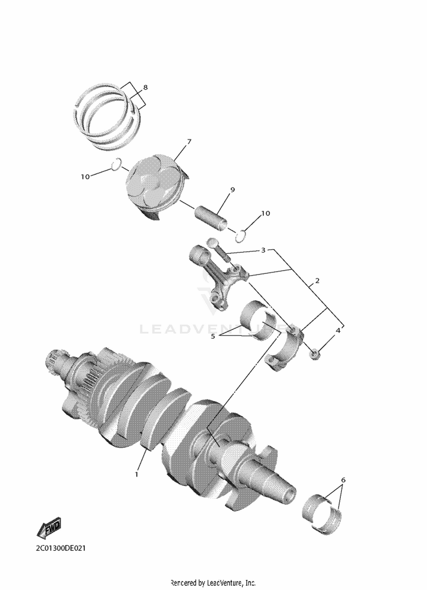 02 CRANKSHAFT  PISTON