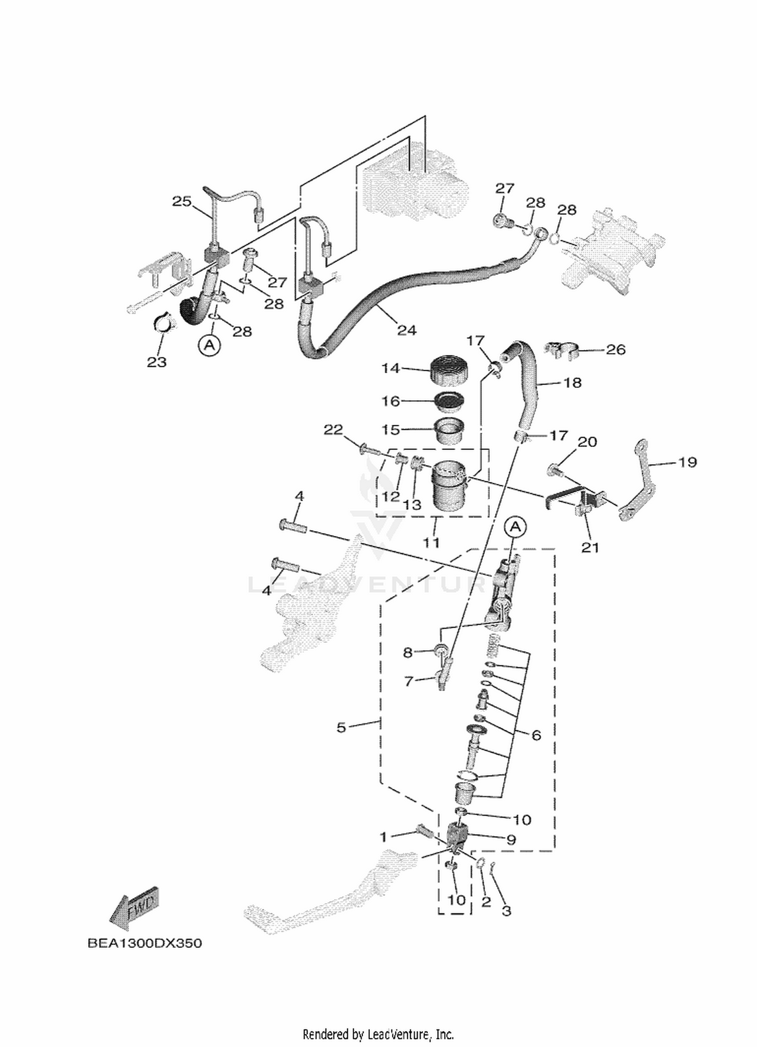 36 REAR MASTER CYLINDER