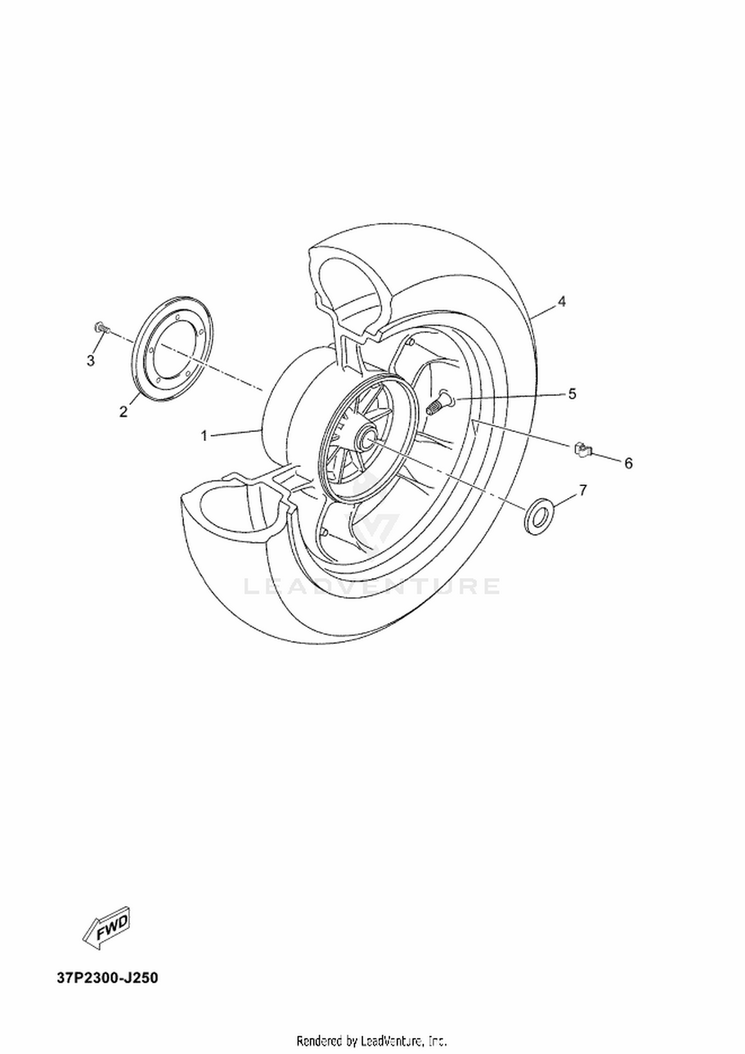 25 REAR WHEEL