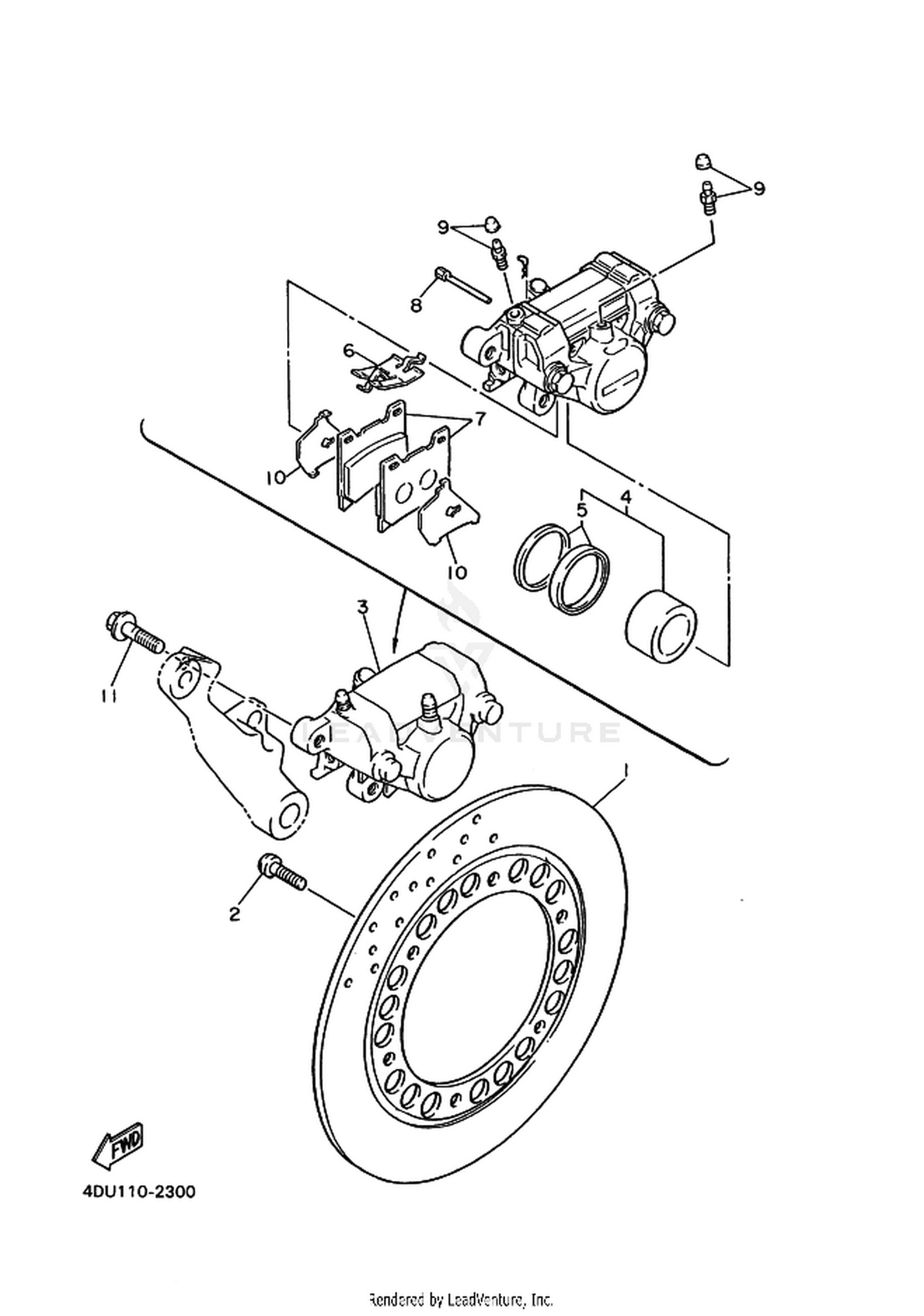 31 REAR BRAKE CALIPER