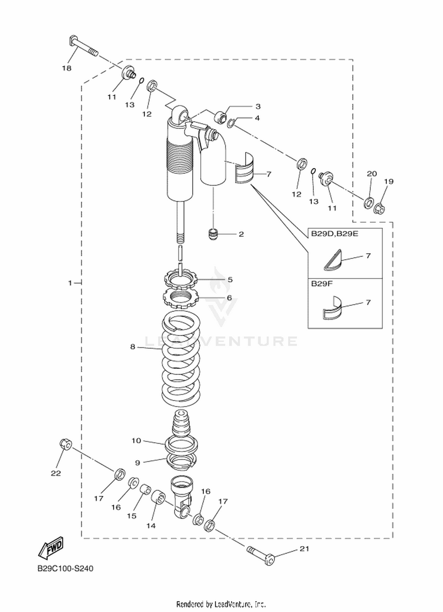 24 REAR SUSPENSION