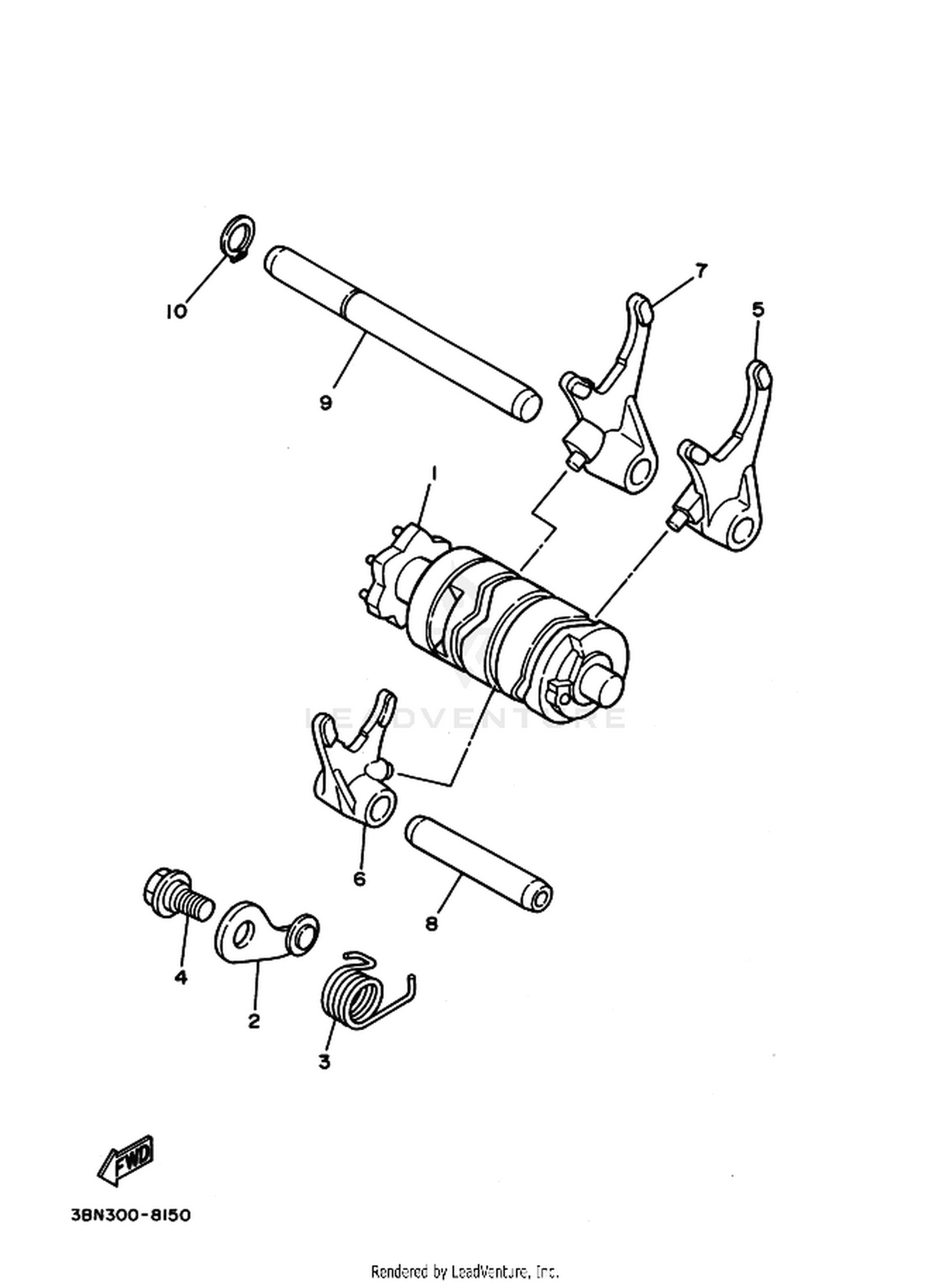 15 SHIFT CAM  FORK