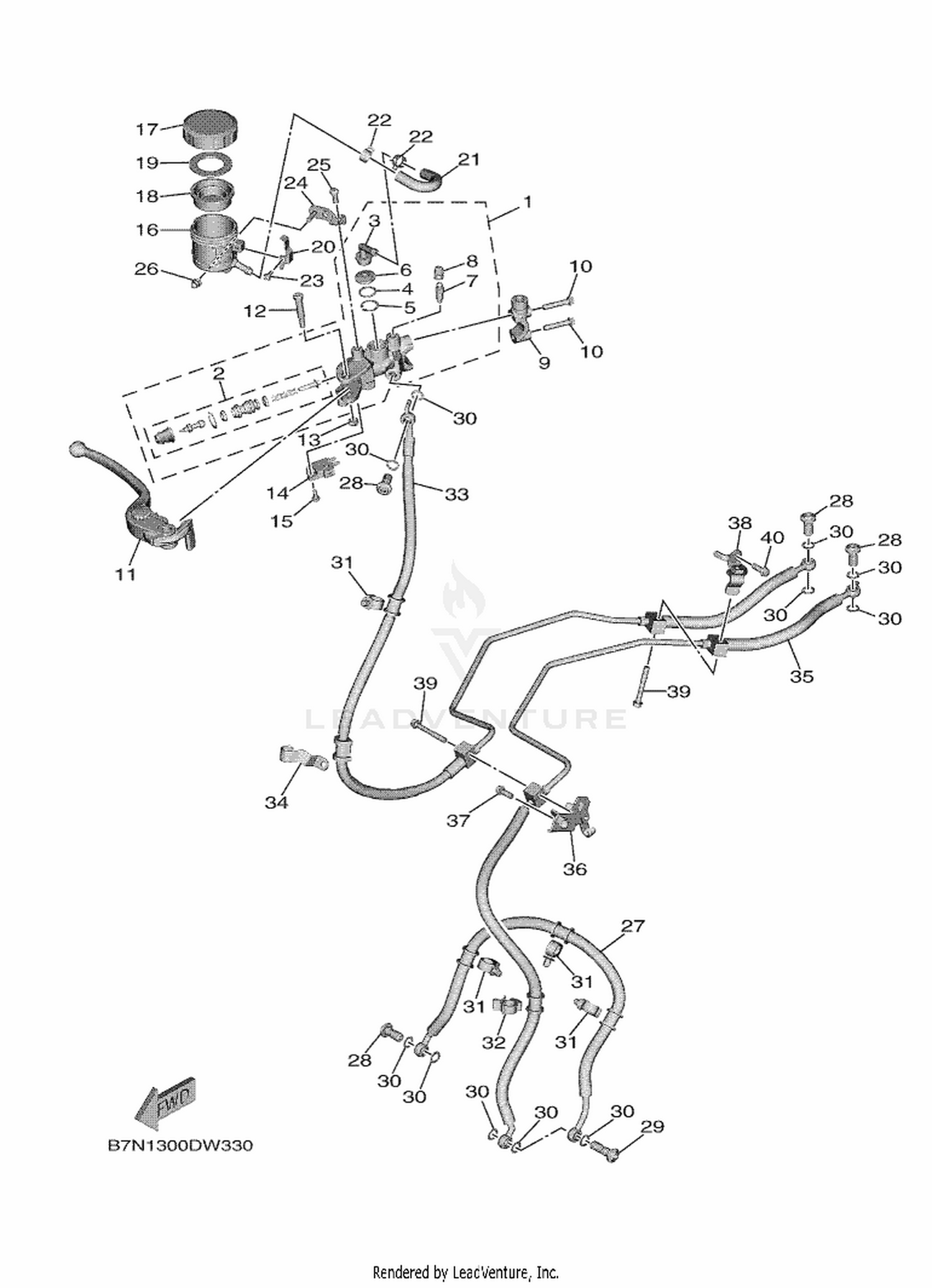 33 FRONT MASTER CYLINDER