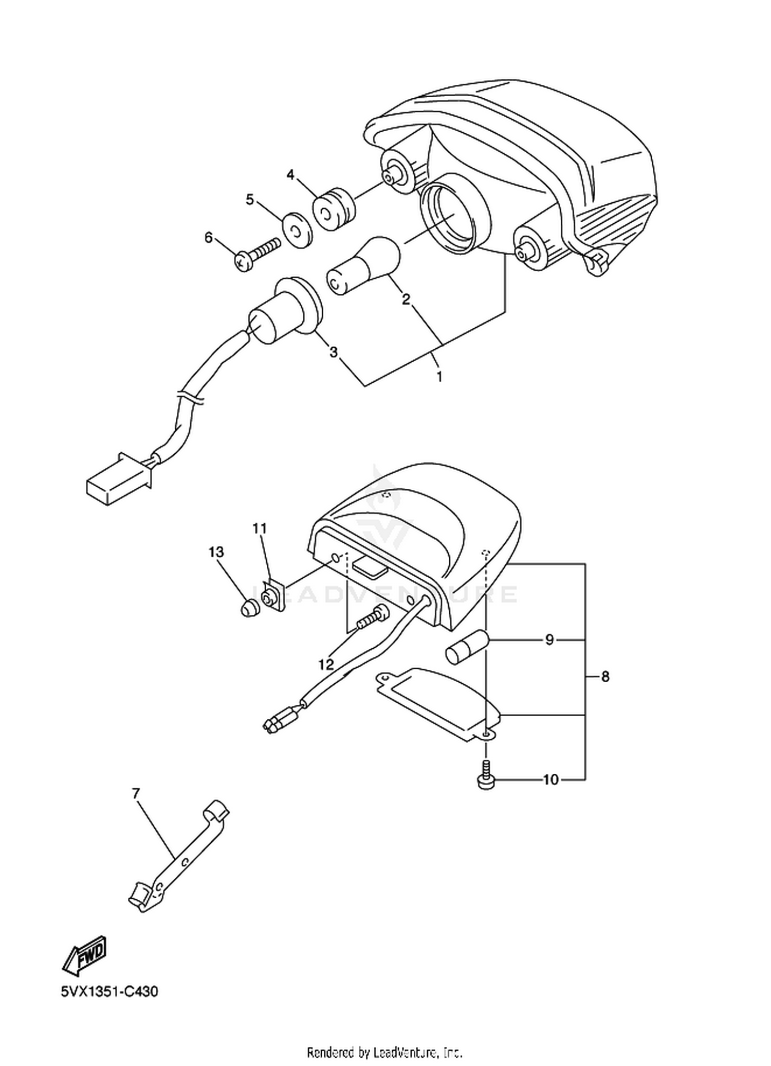 43 TAILLIGHT