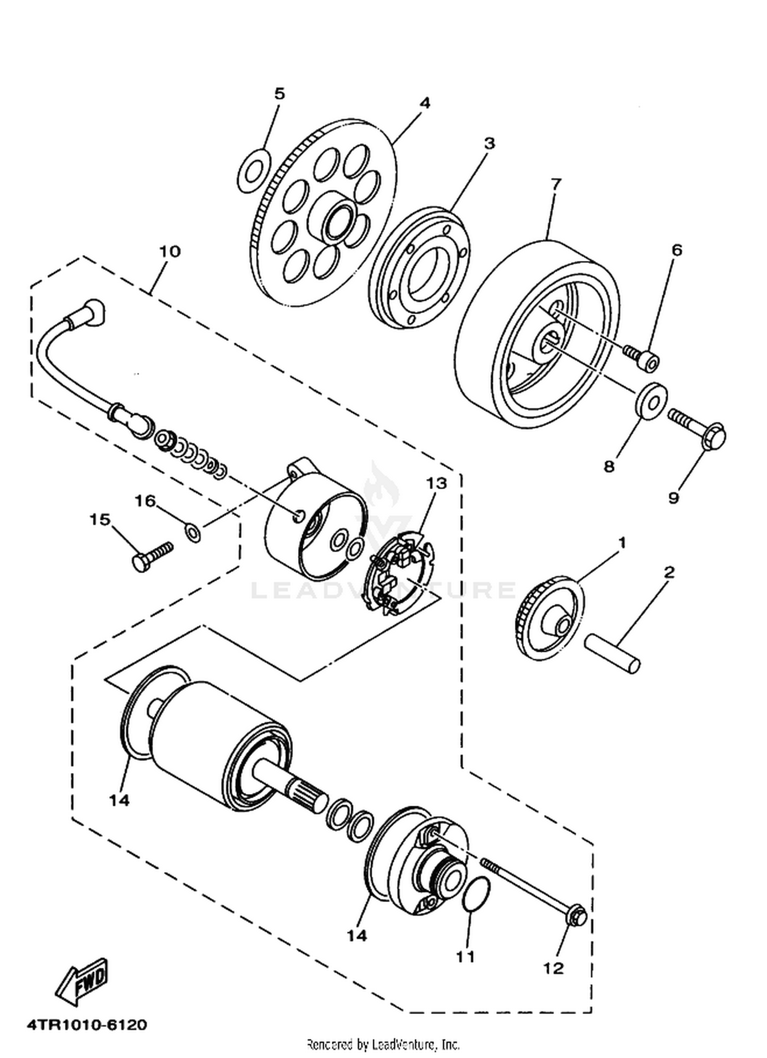 12 STARTER CLUTCH