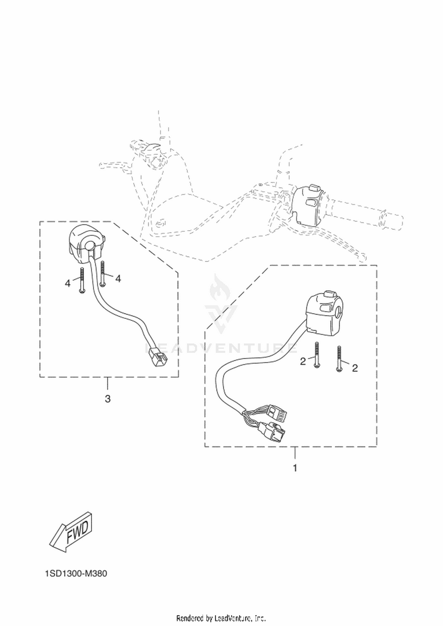 38 HANDLE SWITCH  LEVER