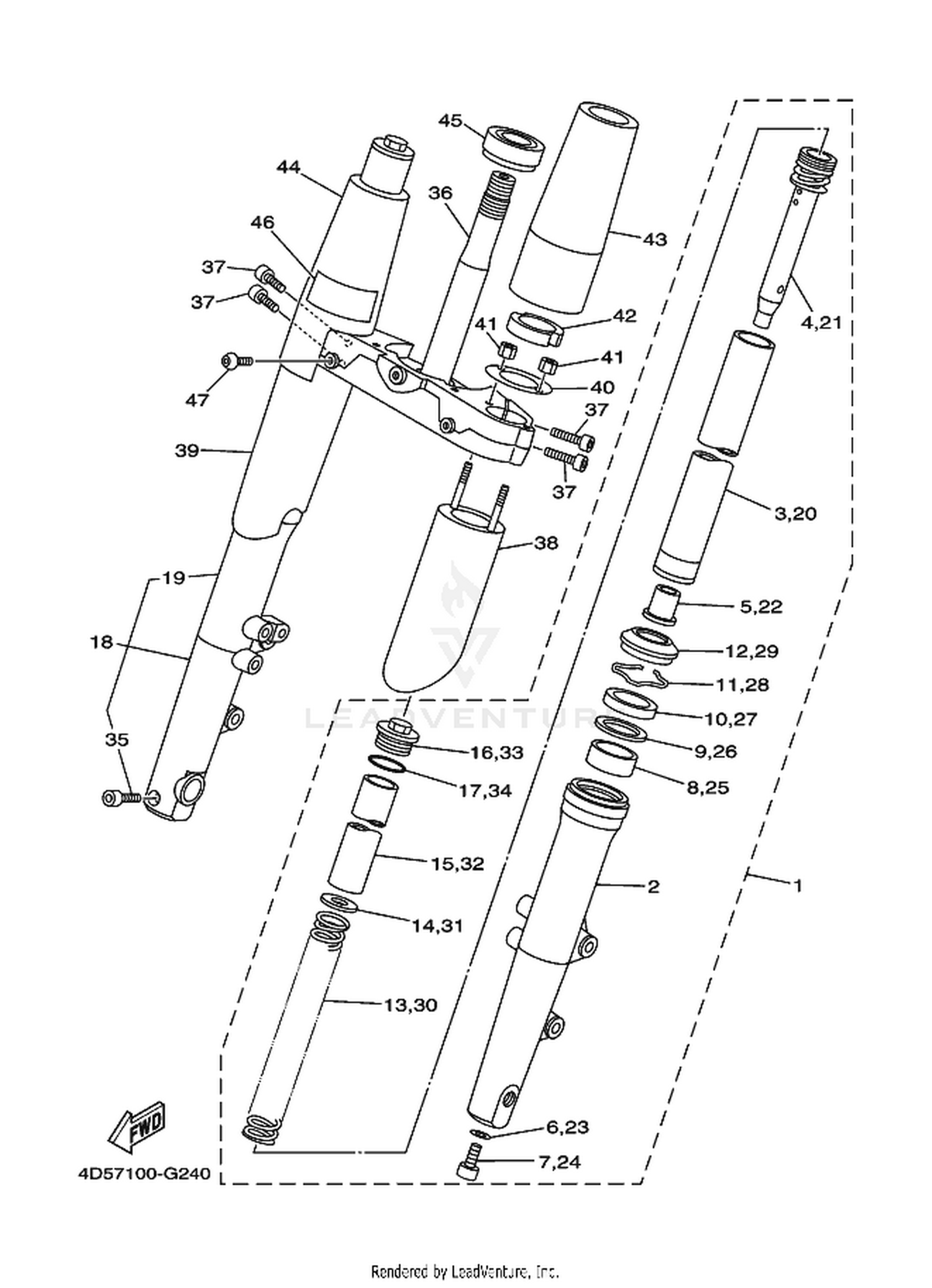 24 FRONT FORK