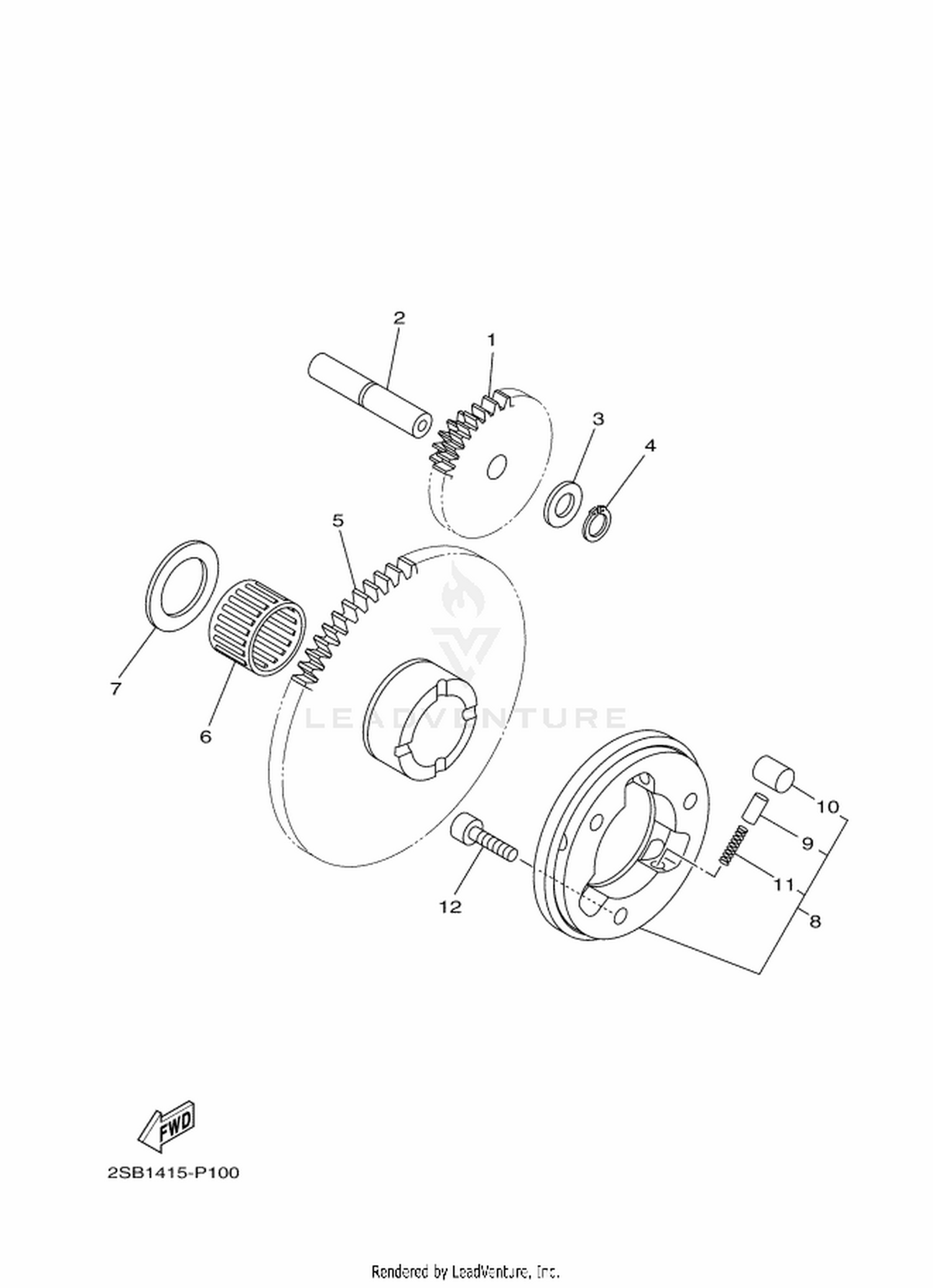 10 STARTER CLUTCH