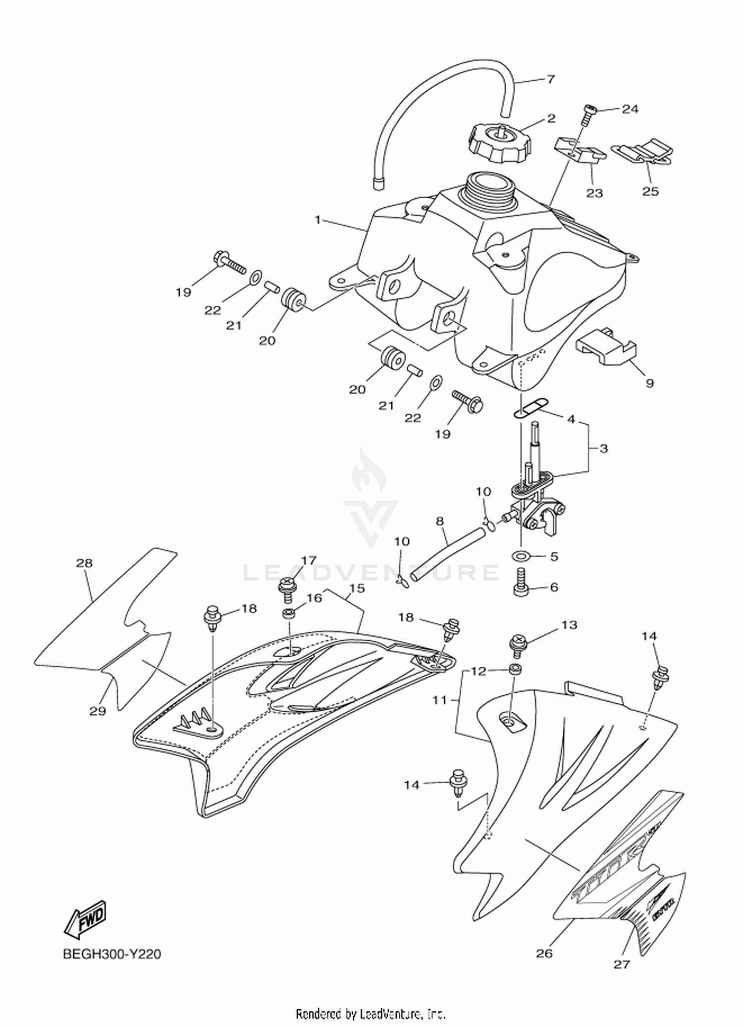 22 FUEL TANK