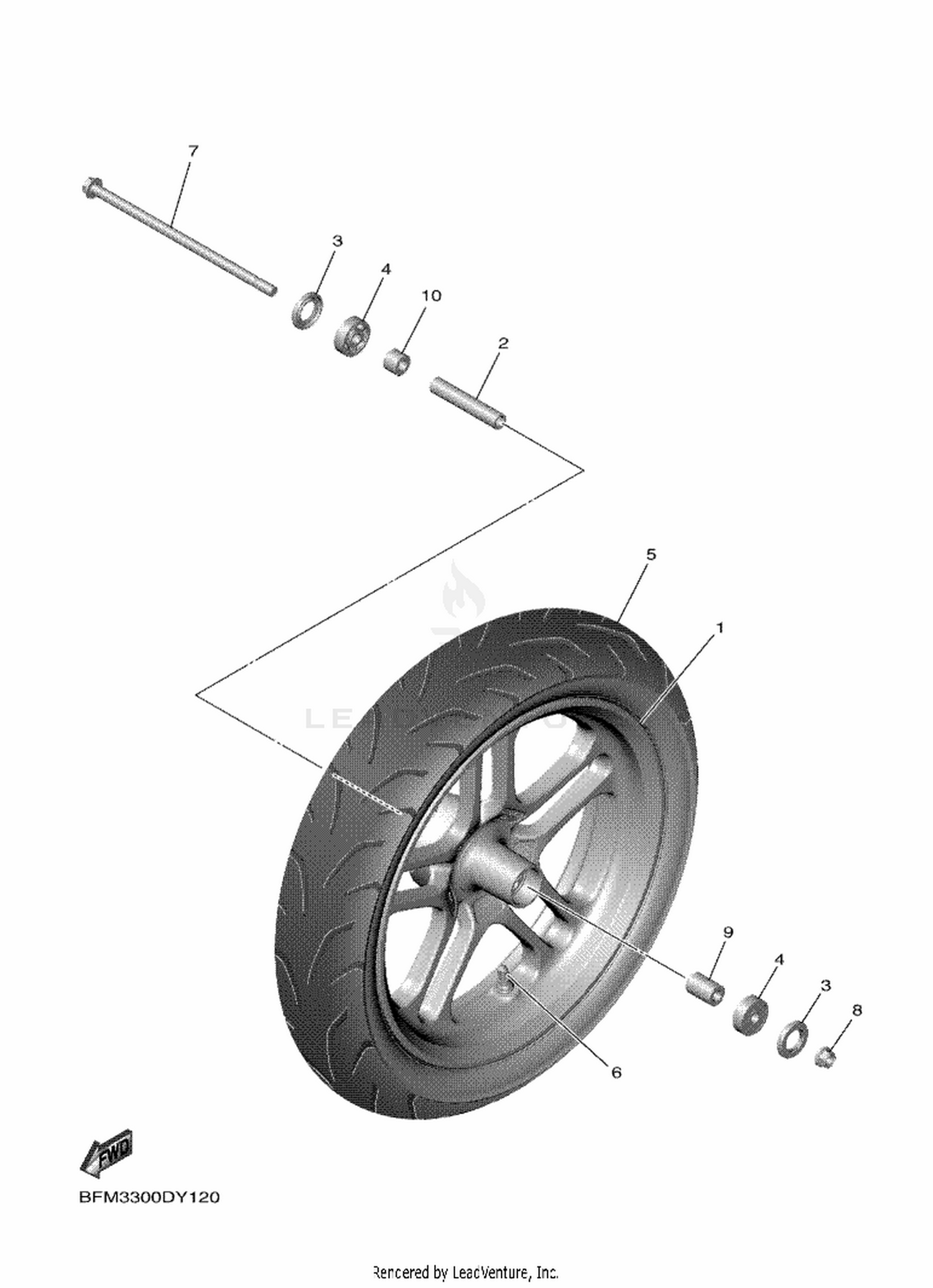 12 FRONT WHEEL
