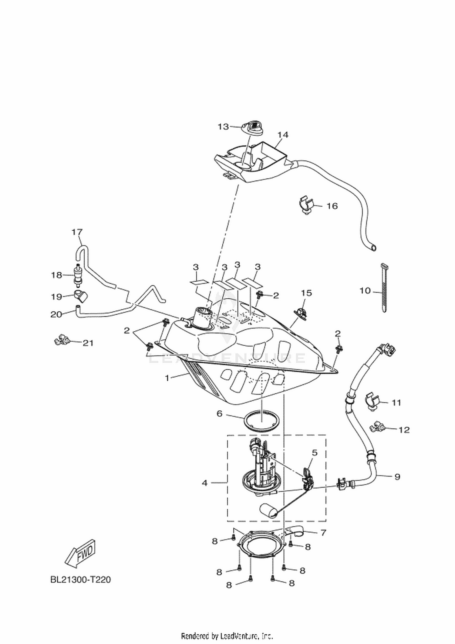 22 FUEL TANK